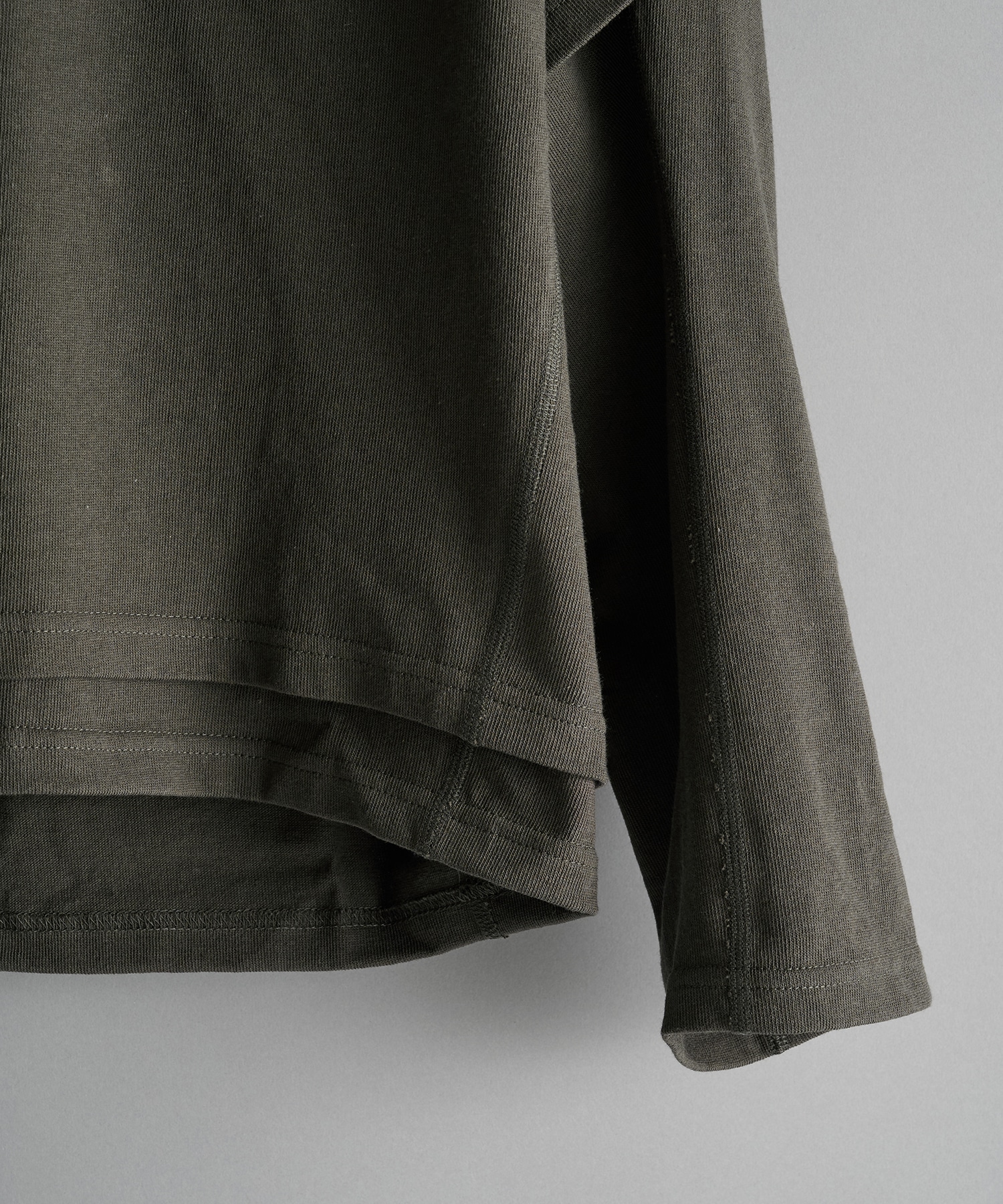 One Side Half Long Sleeve T-Shirts Cotton  OPPOSE DUALITY