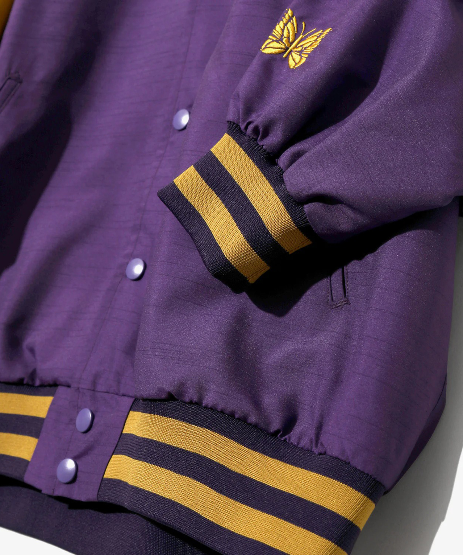 Stadium Jacket Poly Shantung Needles