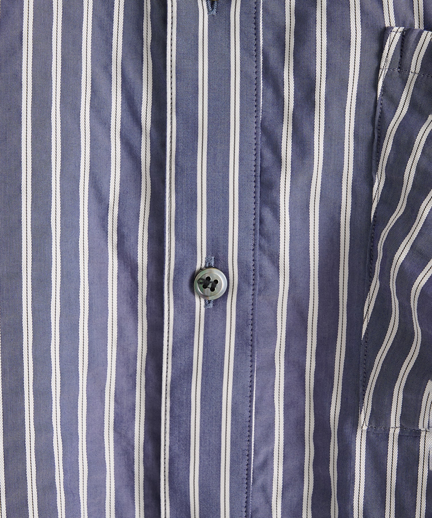 WRIST PATCH SLOUCH SHIRT STRIPE refomed