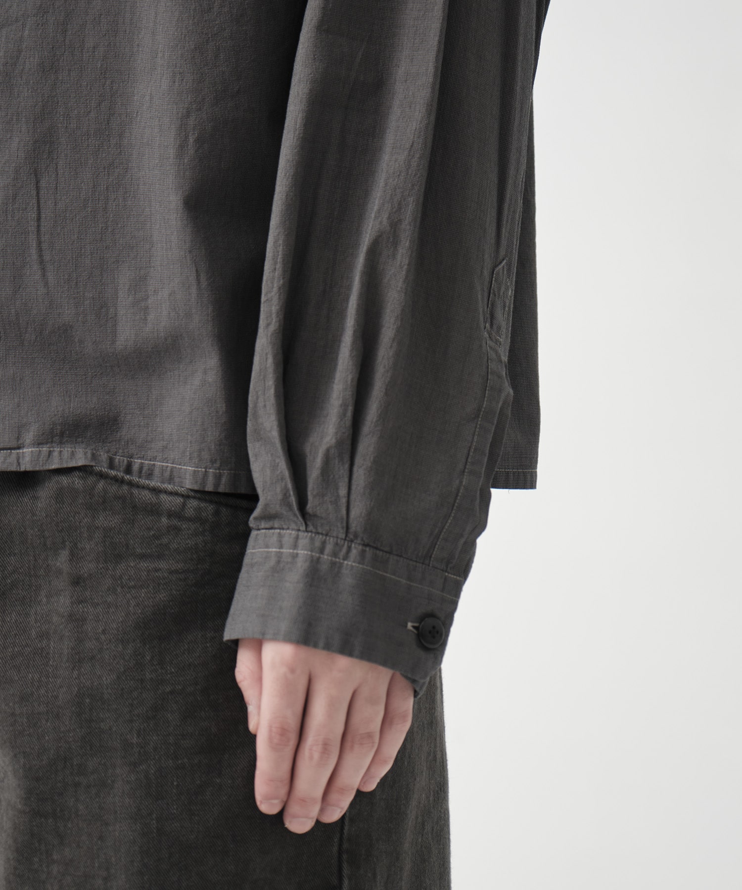 別注 Garment Dyed Short Cut Shirt soe