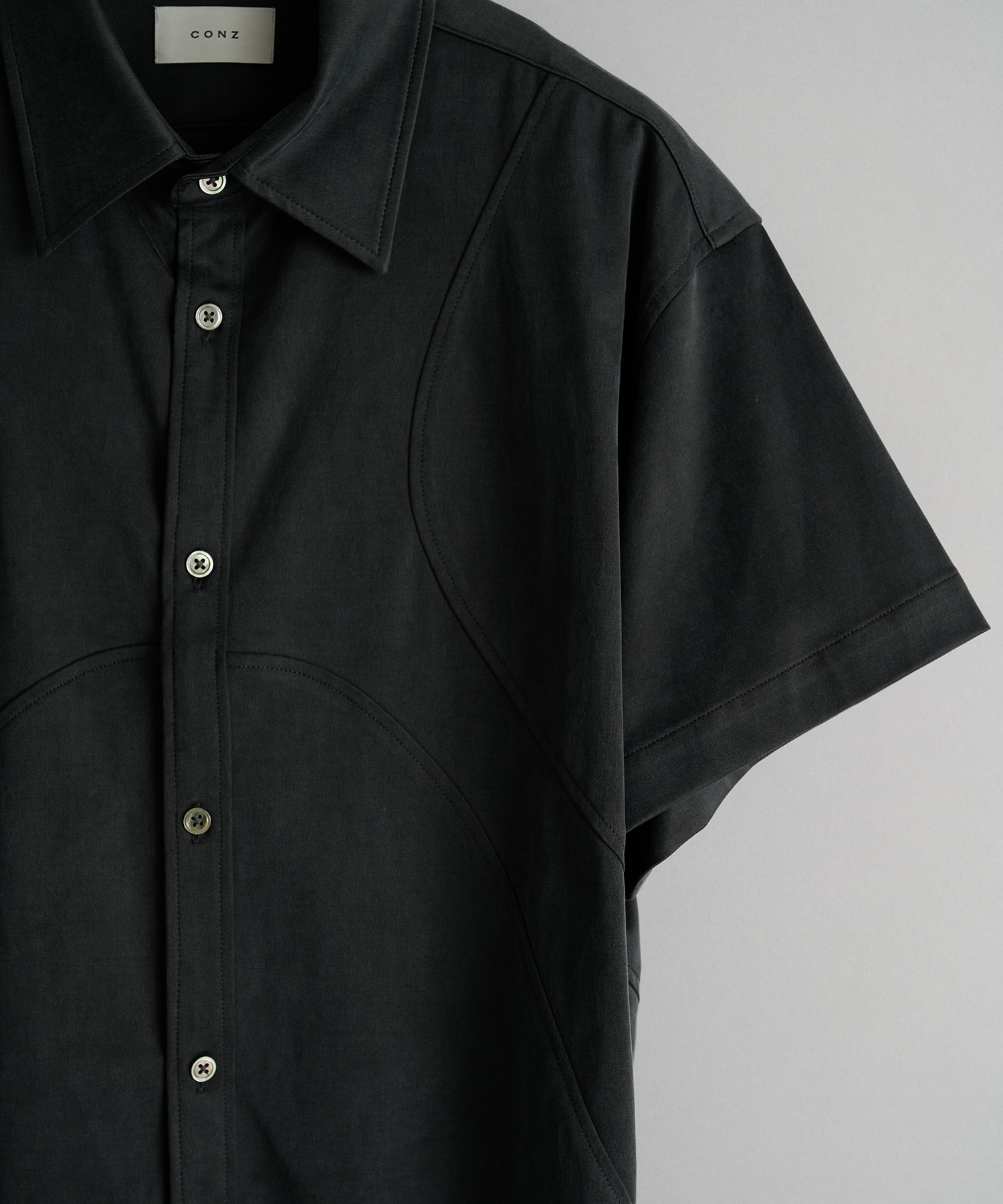 panel short sleeve shirt CONZ