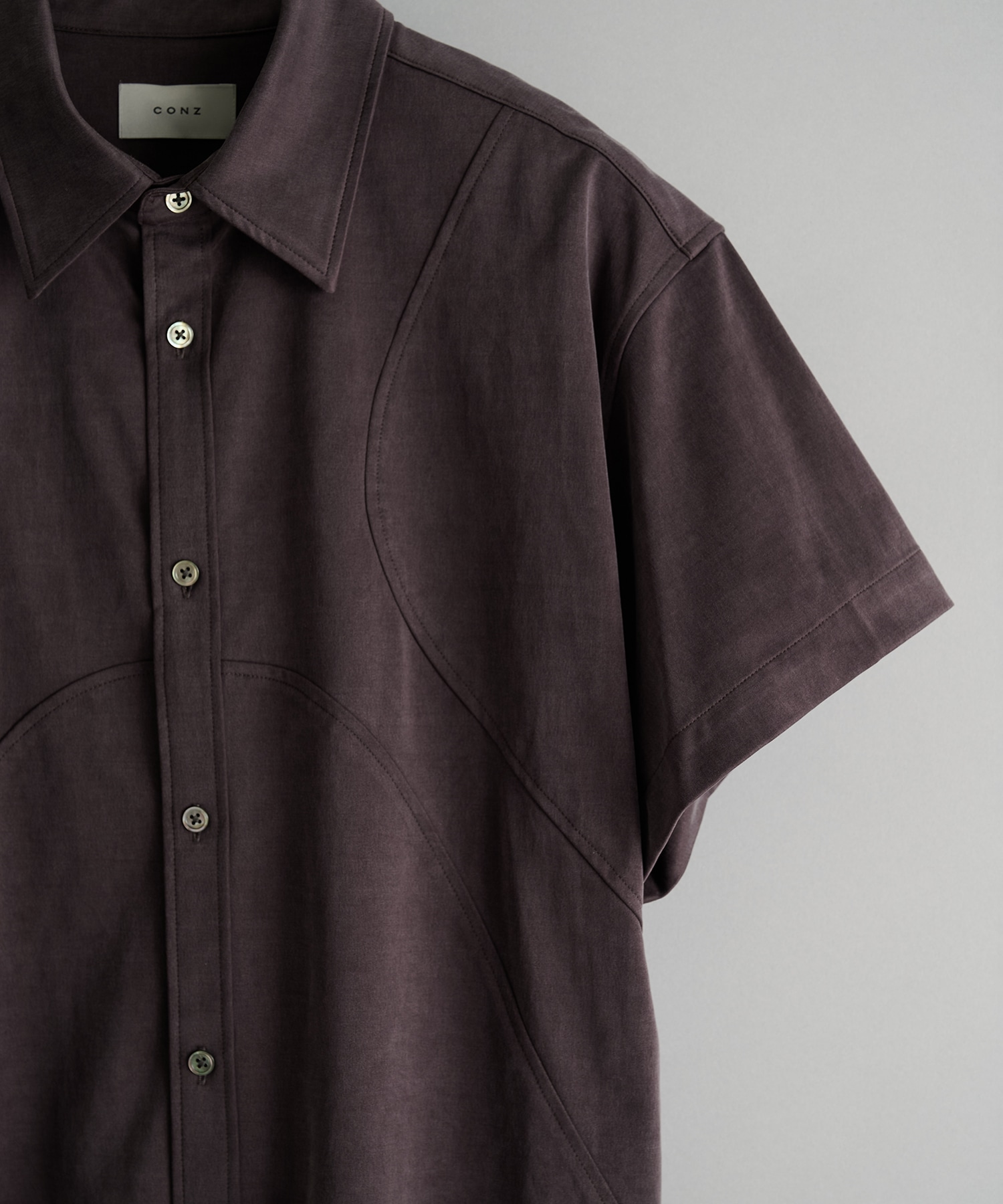 panel short sleeve shirt CONZ