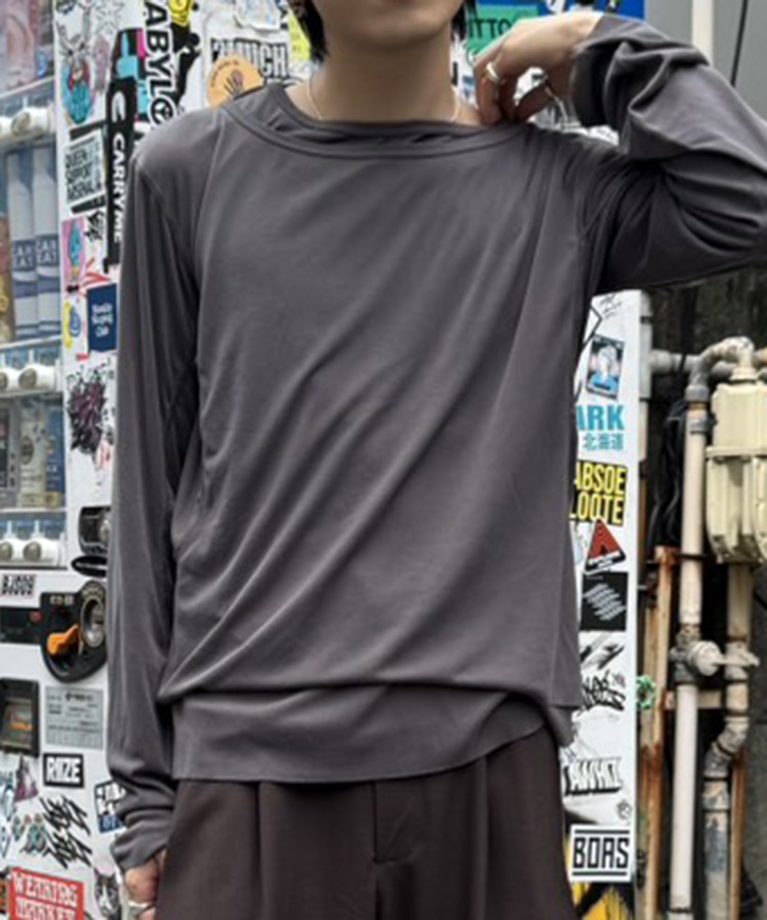 layered long sleeve tee vintage fibco CONZ