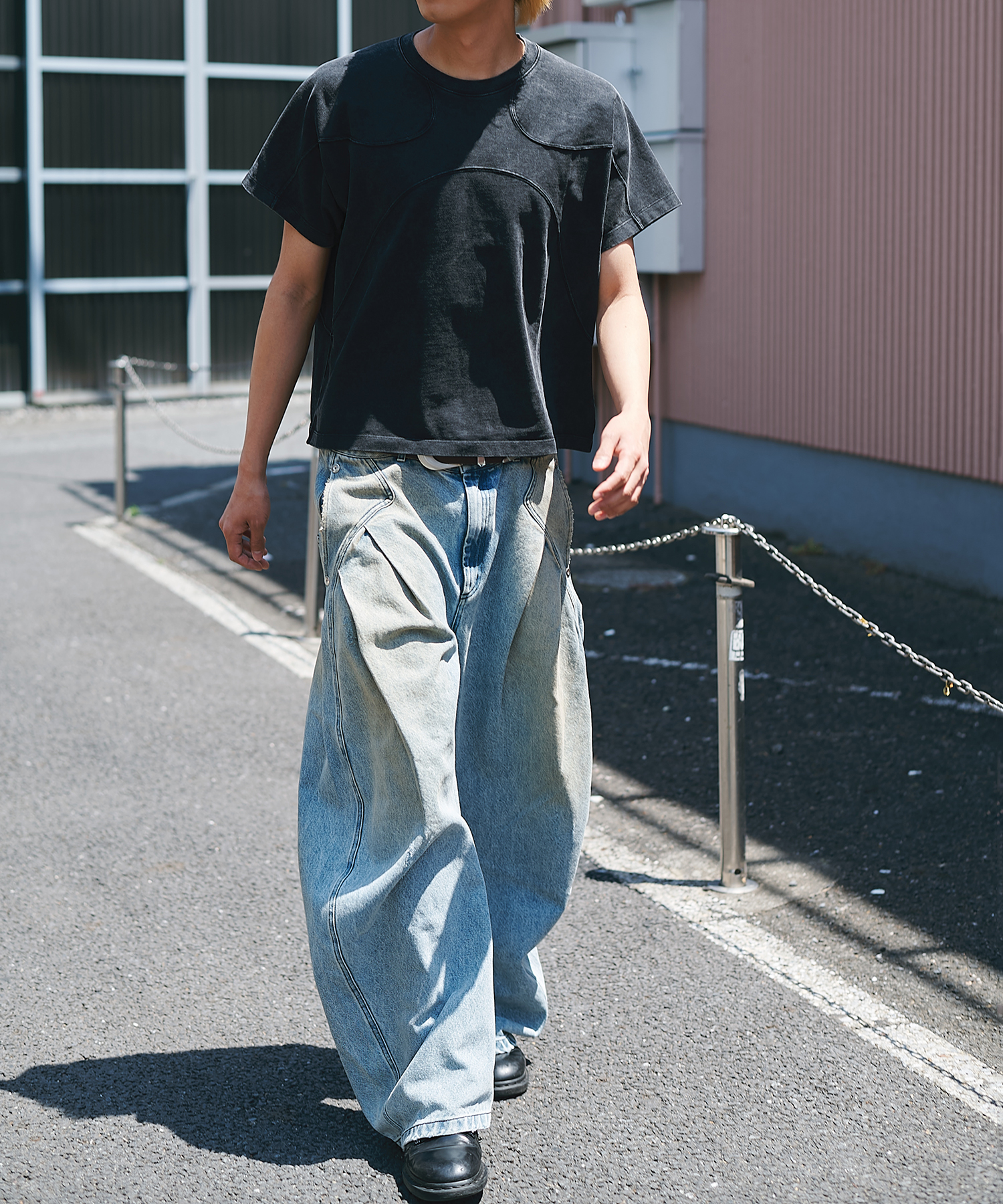 panel short sleeve tee CONZ