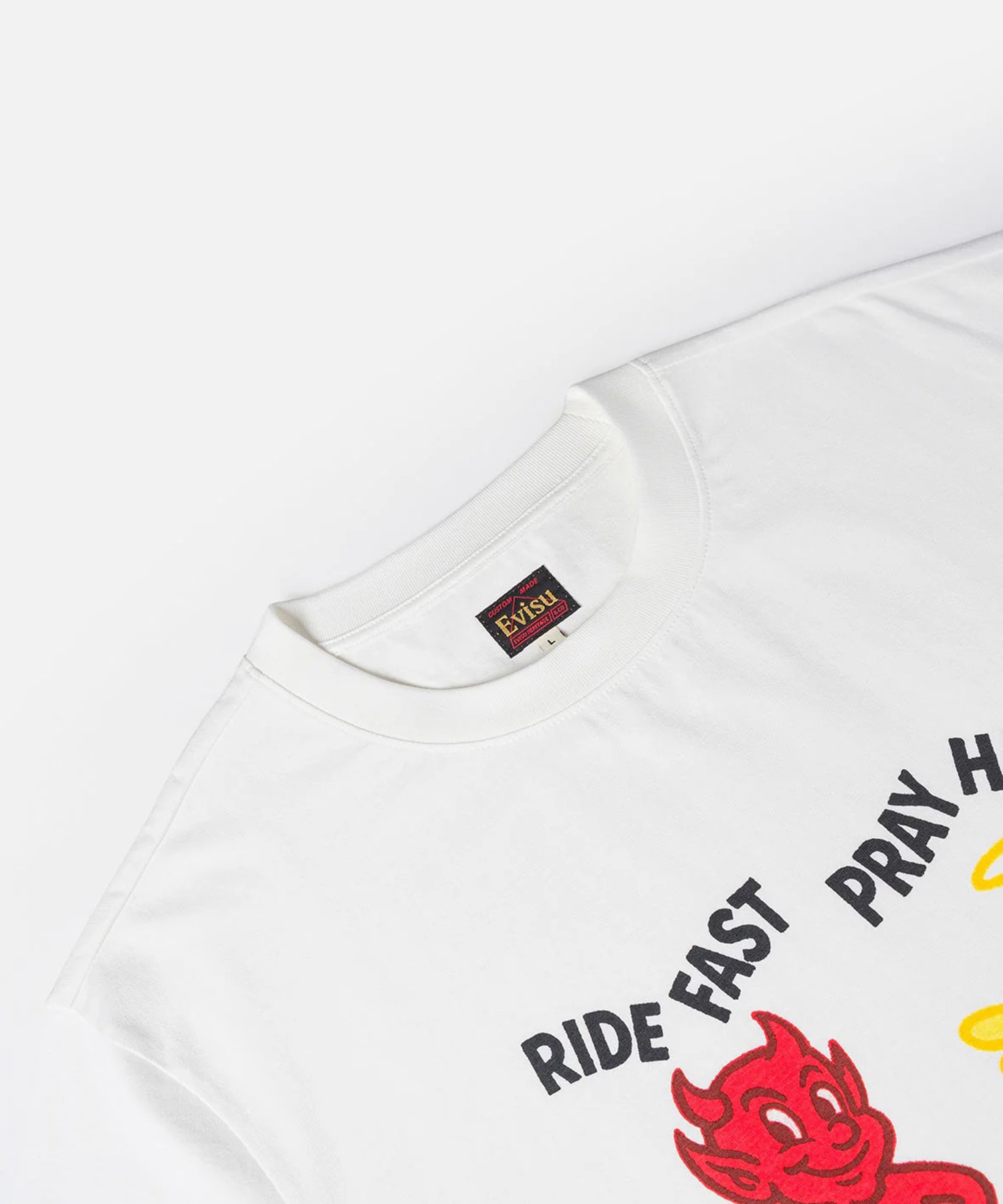 EJ RIDE FAST PRAY HARD S/S TEE EVISU