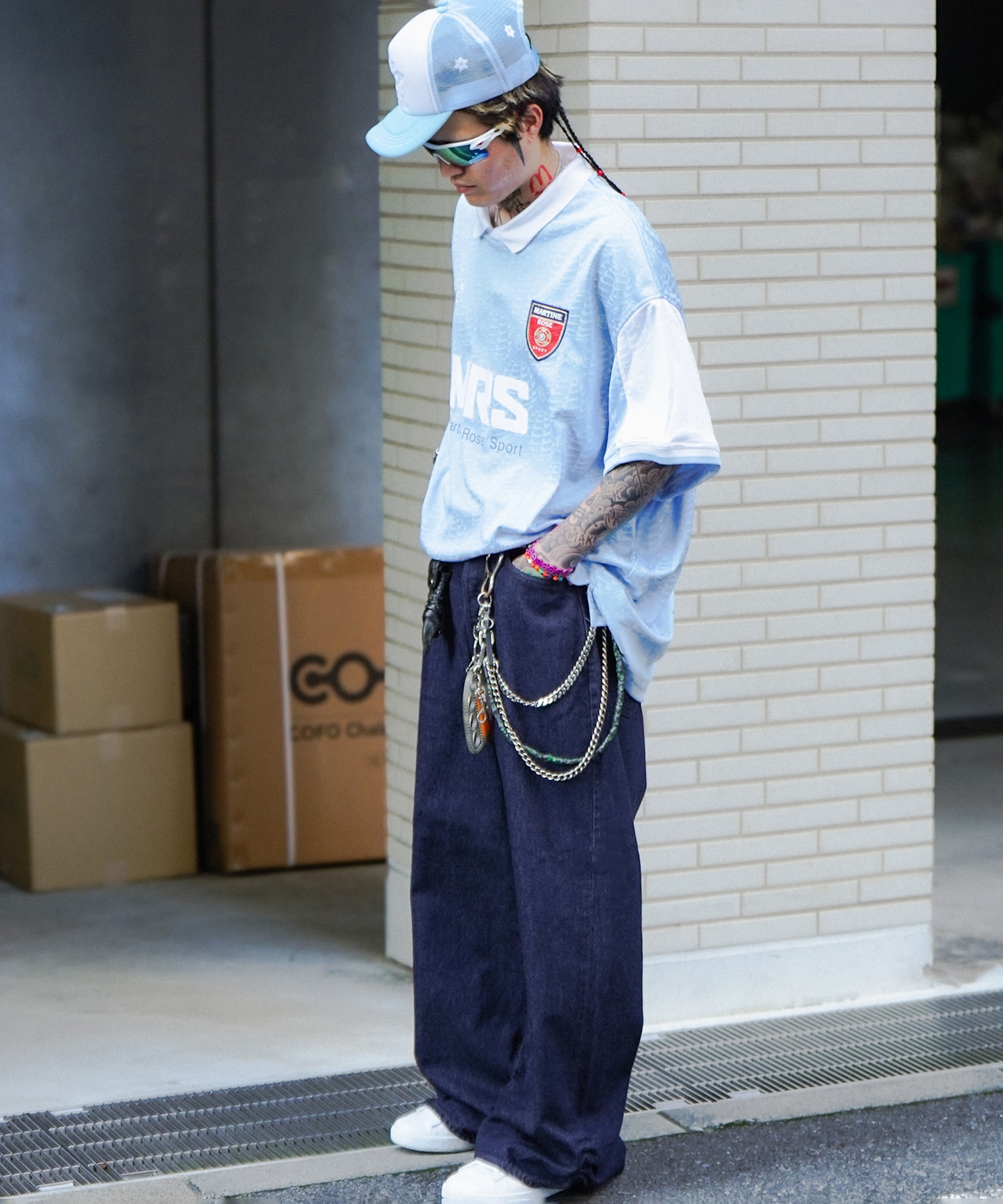 FRESH MAN DENIM WIDE PANTS by EDWIN　OW refomed