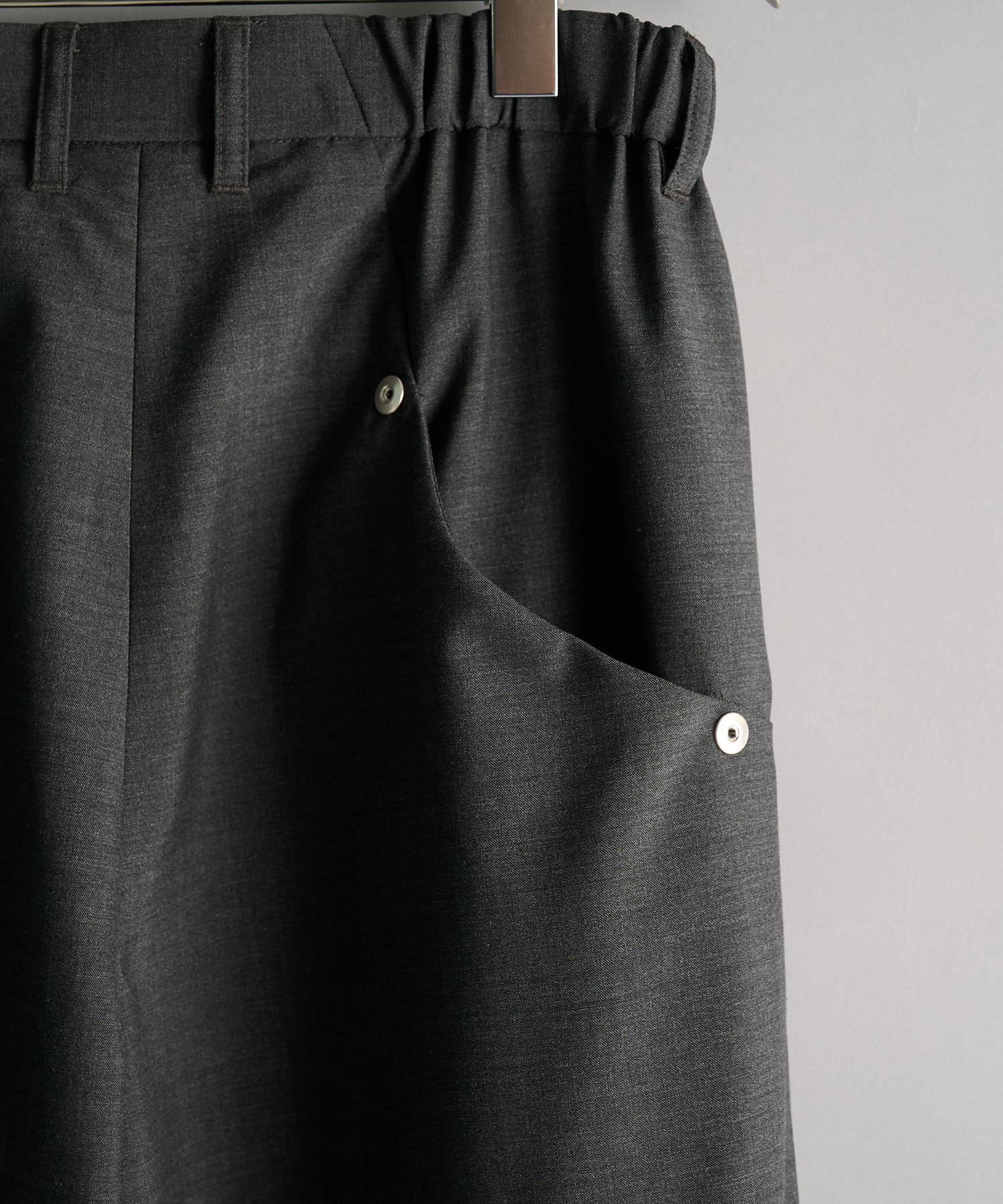 double pleated wide leg trousers CONZ