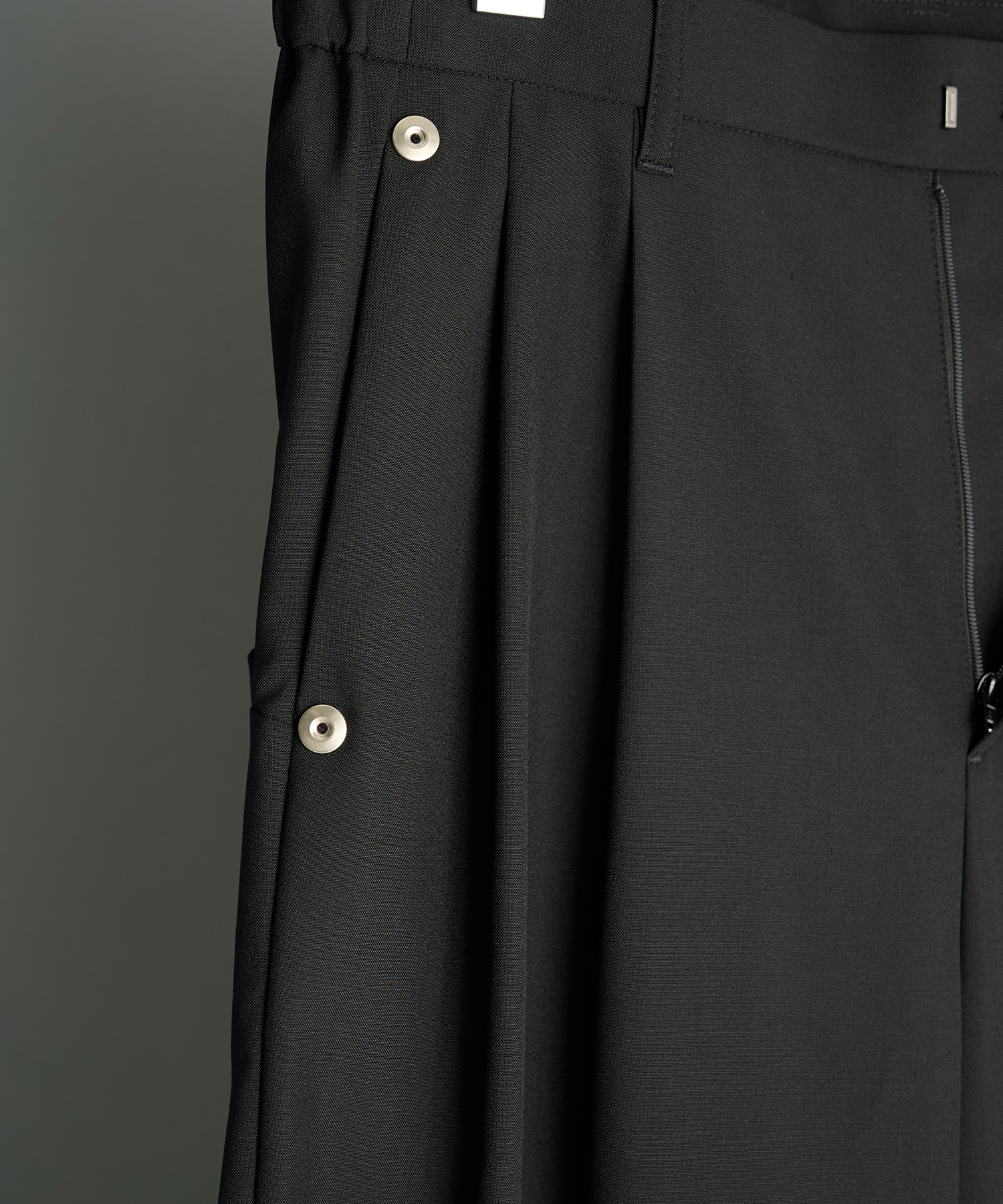 double pleated wide leg trousers CONZ