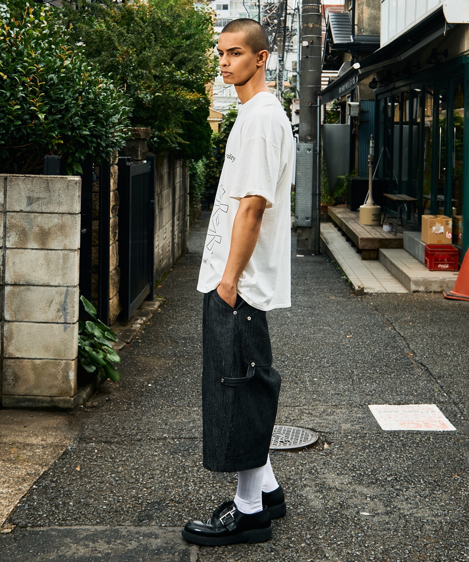 double knee pique shorts CONZ