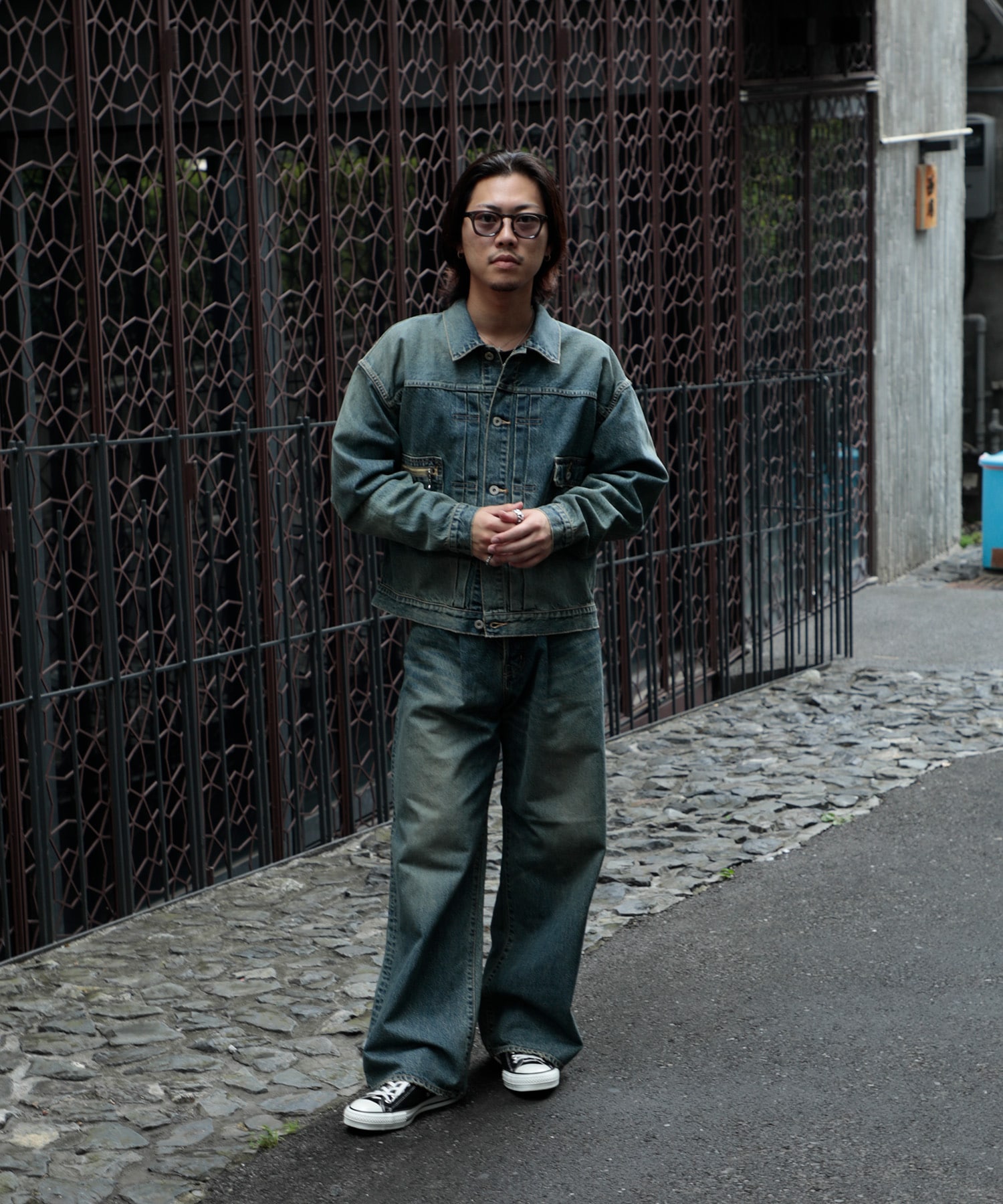 Wide Vintage Denim Pants DAIRIKU
