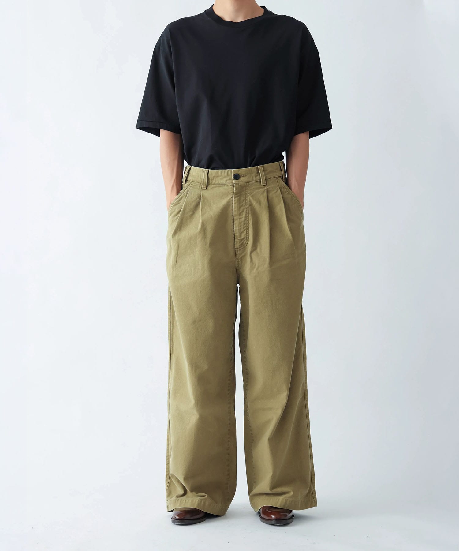 CHINO WIDE TROUSERS NewManual