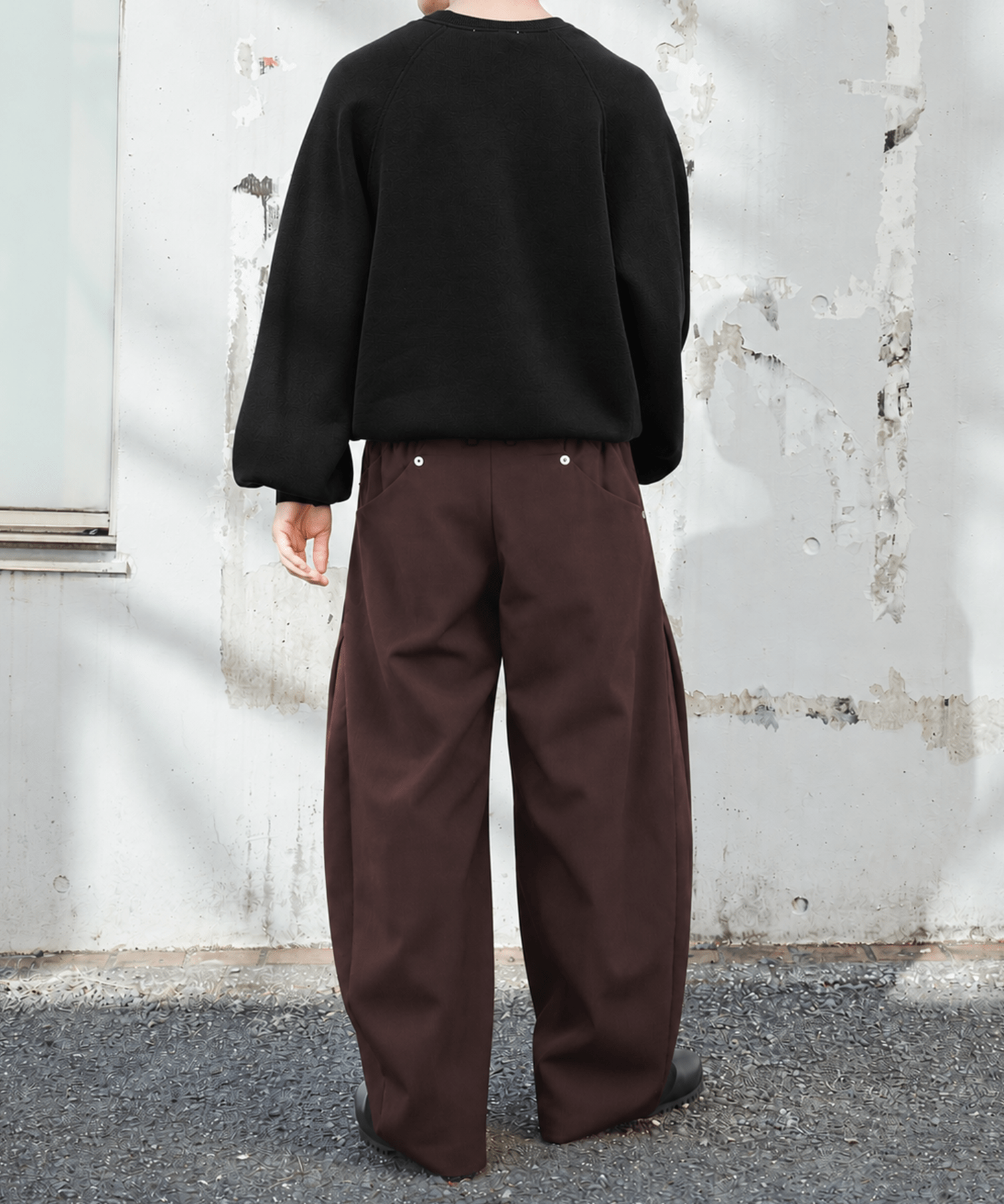 curve leg trousers GABA CONZ