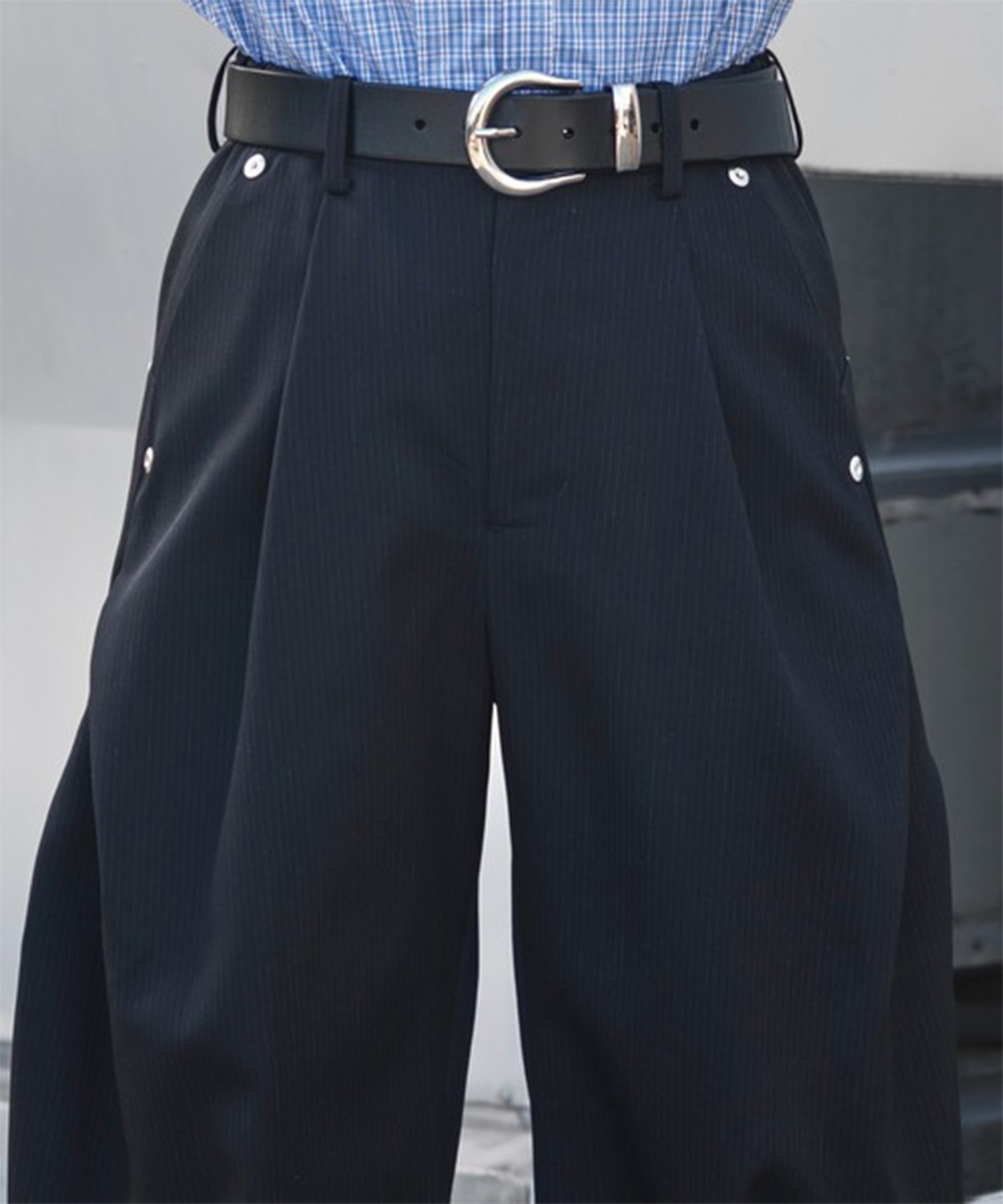 curve leg trousers GABA CONZ