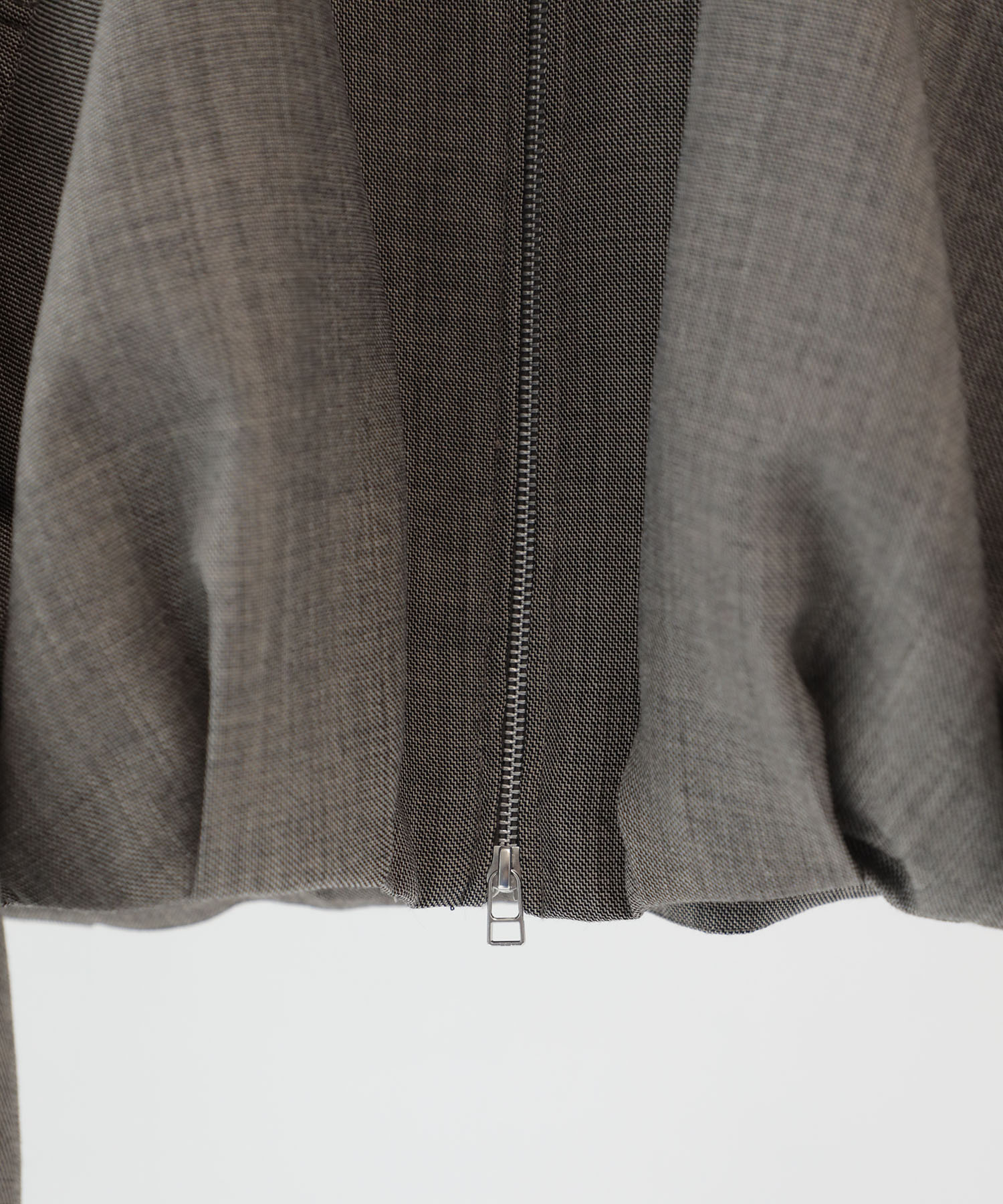 leather collar balloon blouson shark skin CONZ