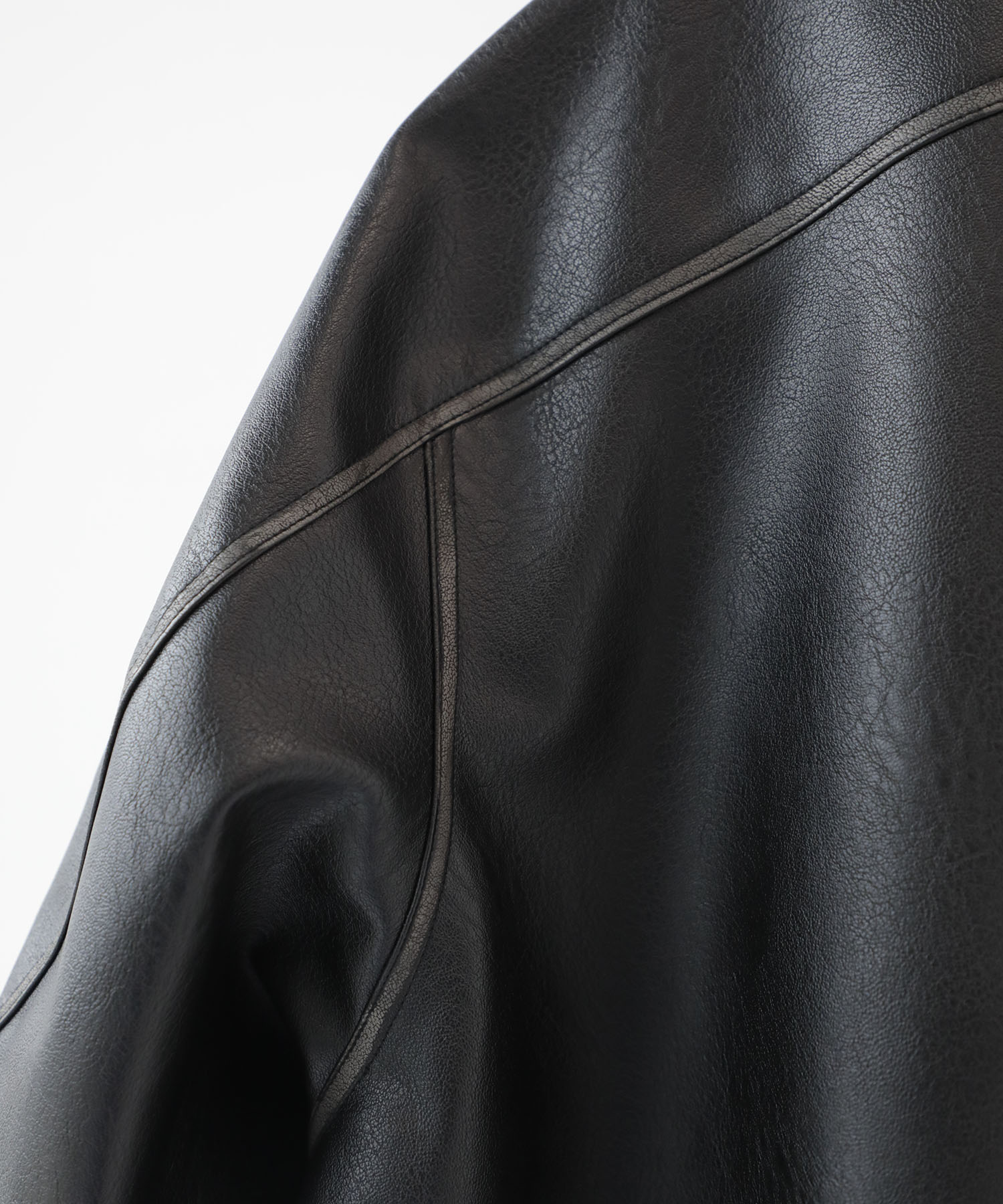 balloon blouson vintage faux leather CONZ