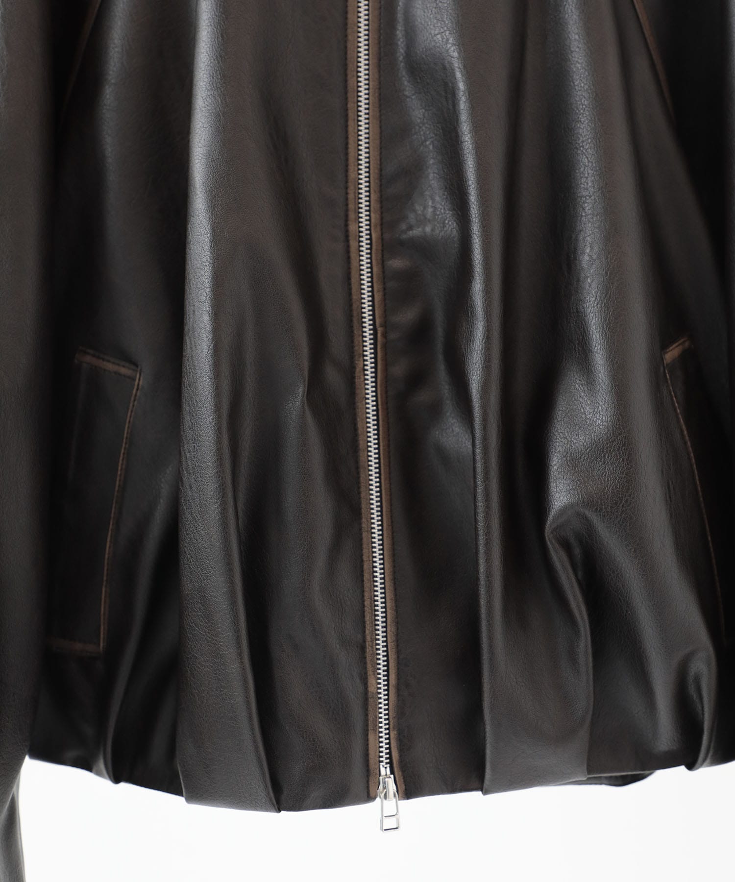 balloon blouson vintage faux leather CONZ
