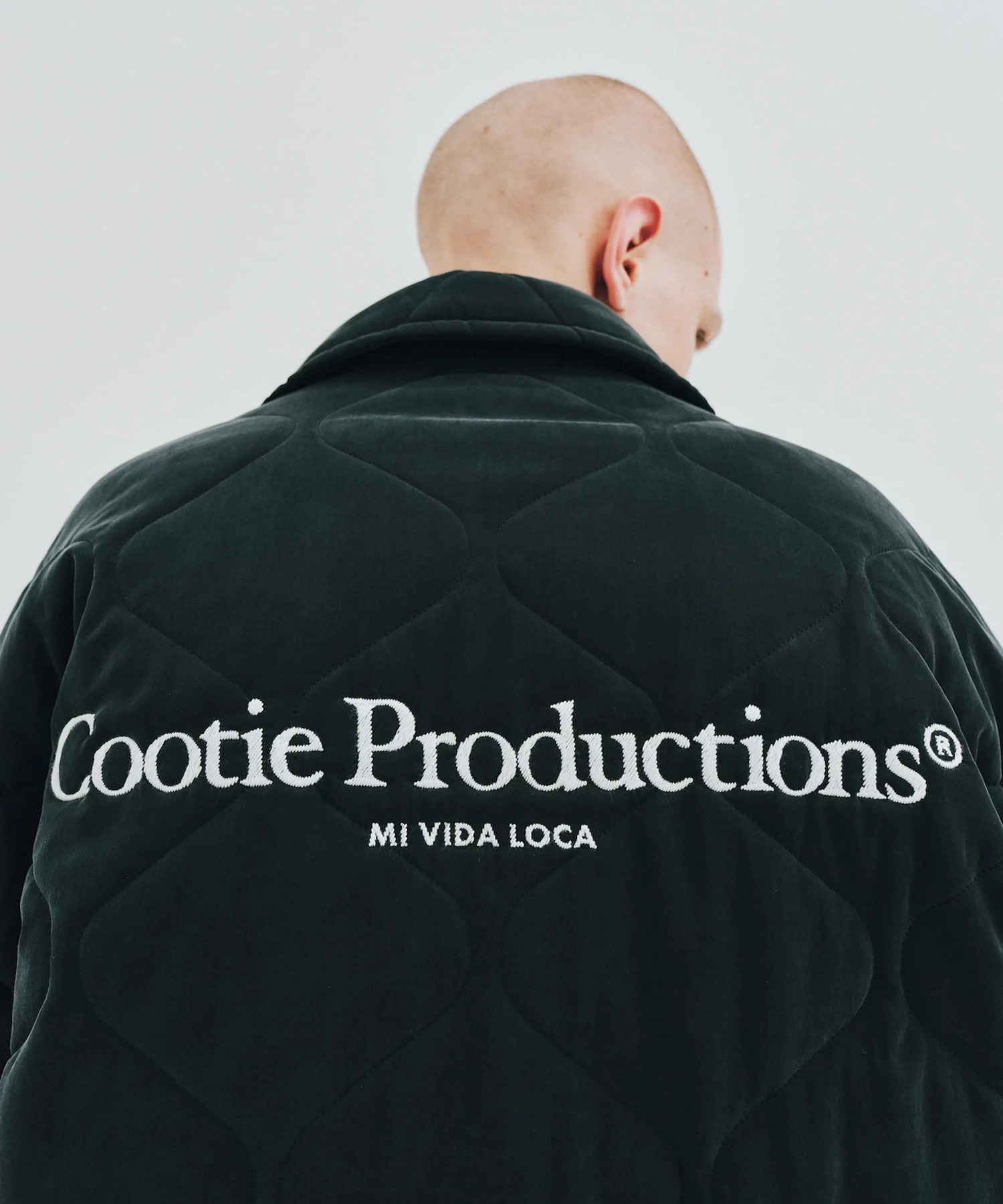 Cu/Ny Satin Vietnam Liner Jacket COOTIE PRODUCTIONS