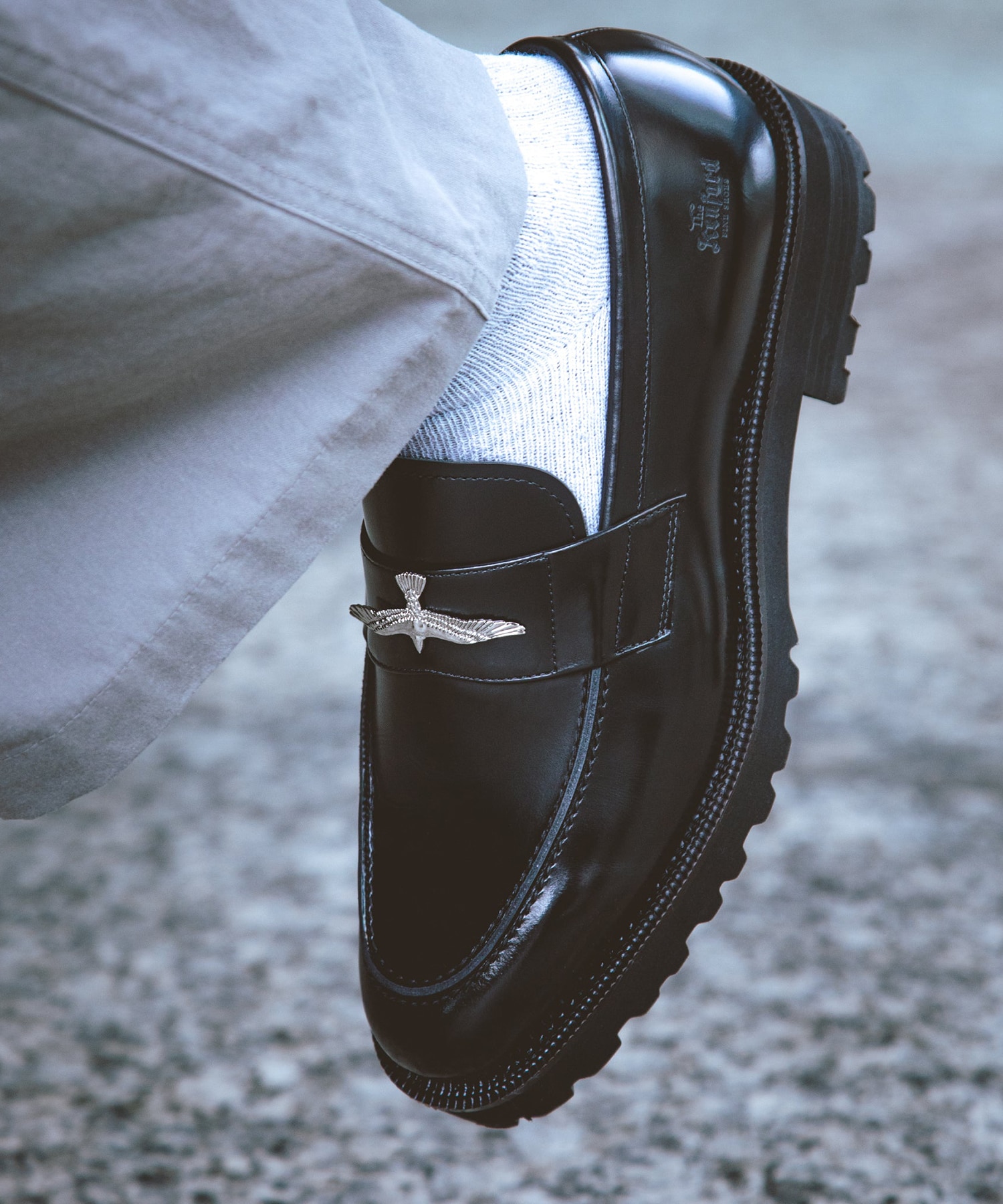 NEW CLASSIC COIN LOAFERS　BLACK The Kenford FINESHOES
