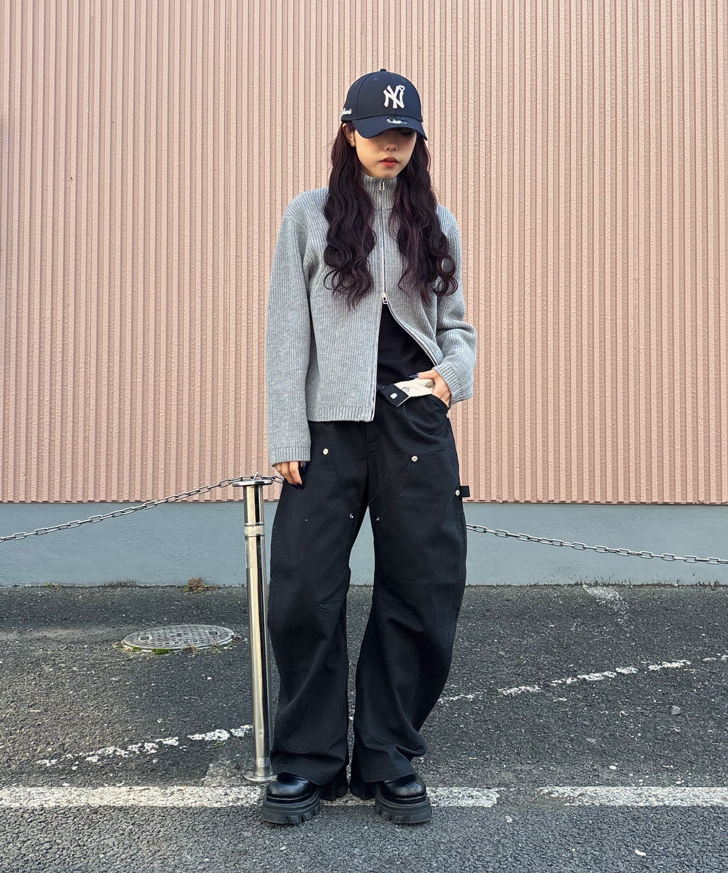 Dickies×CONZ DOUBLE KNEE CURVED LEG PANTS CONZ