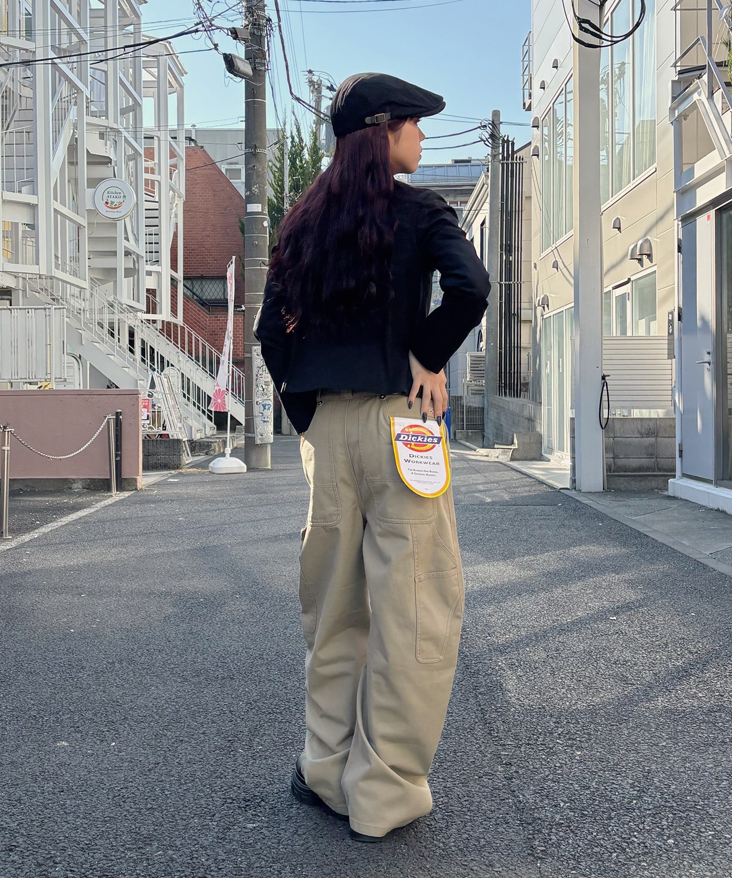 Dickies×CONZ DOUBLE KNEE CURVED LEG PANTS CONZ