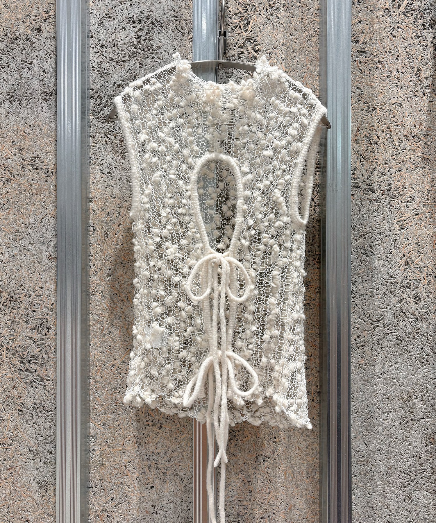 Pom-Pom vest OPEN SESAME CLUB