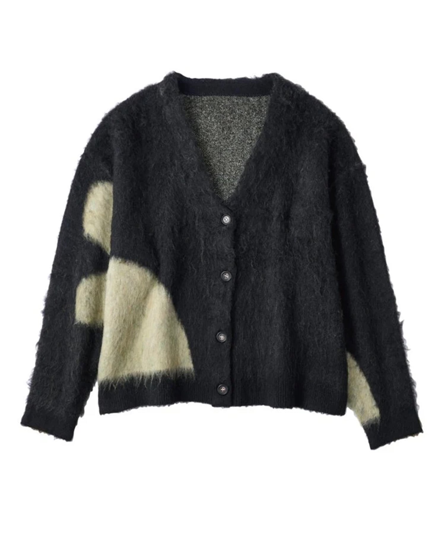 accent mohair cardigan(unisex) Knuth Marf