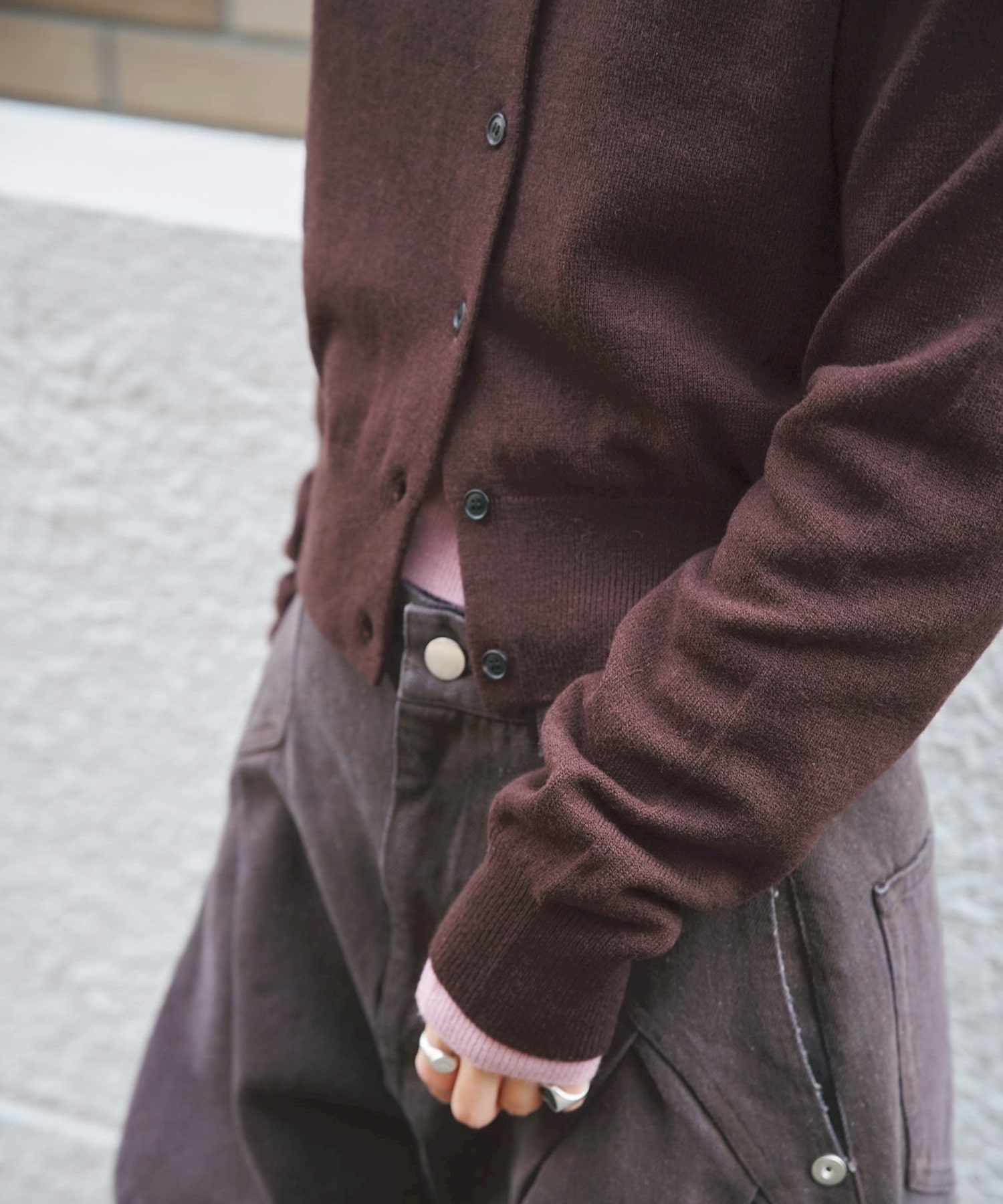 MERINO WOOL ENSEMBLE KNIT CONZ