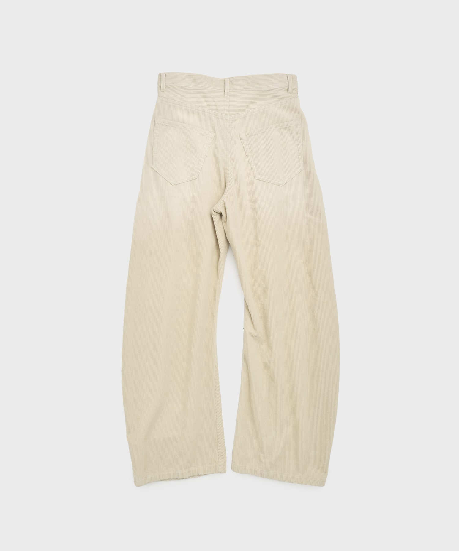 CORDUROY BLAST PAINT CURVED LEG PANTS CONZ