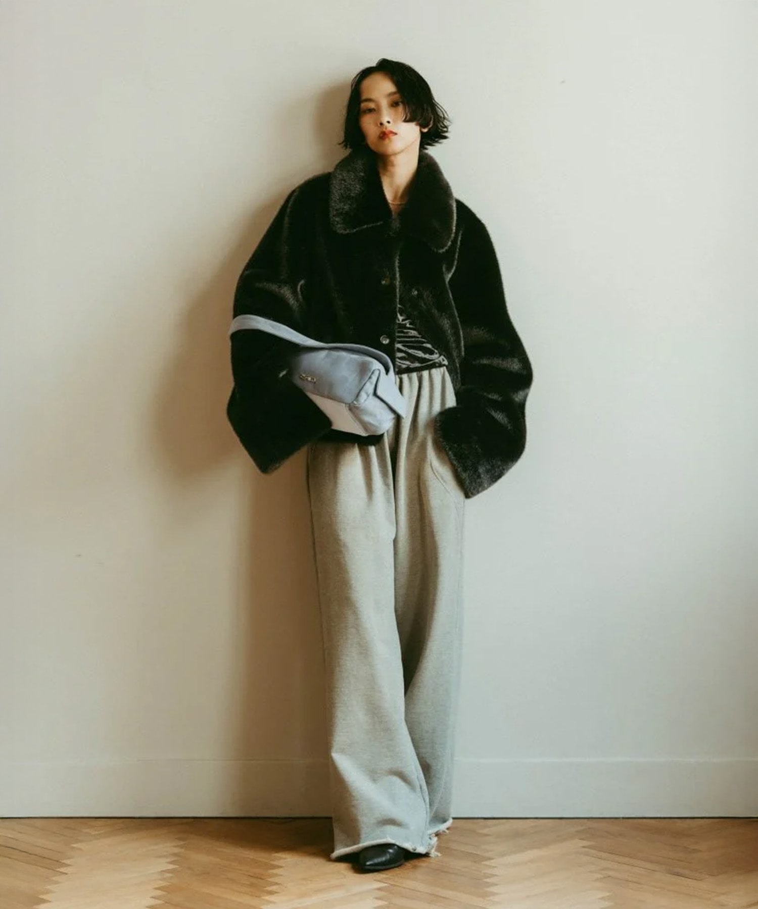 point collar fur coat Knuth Marf