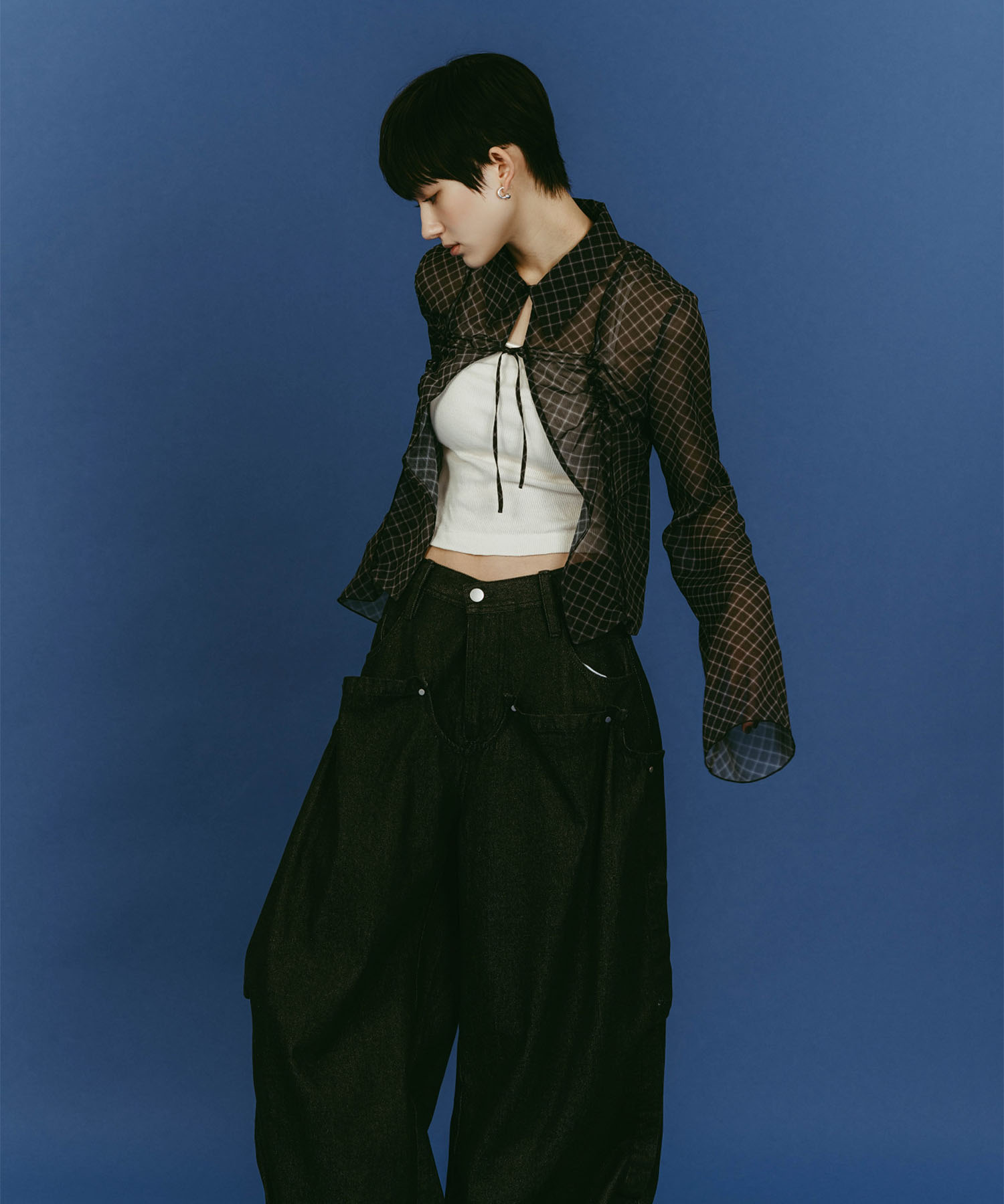 sheer collared blouse Knuth Marf