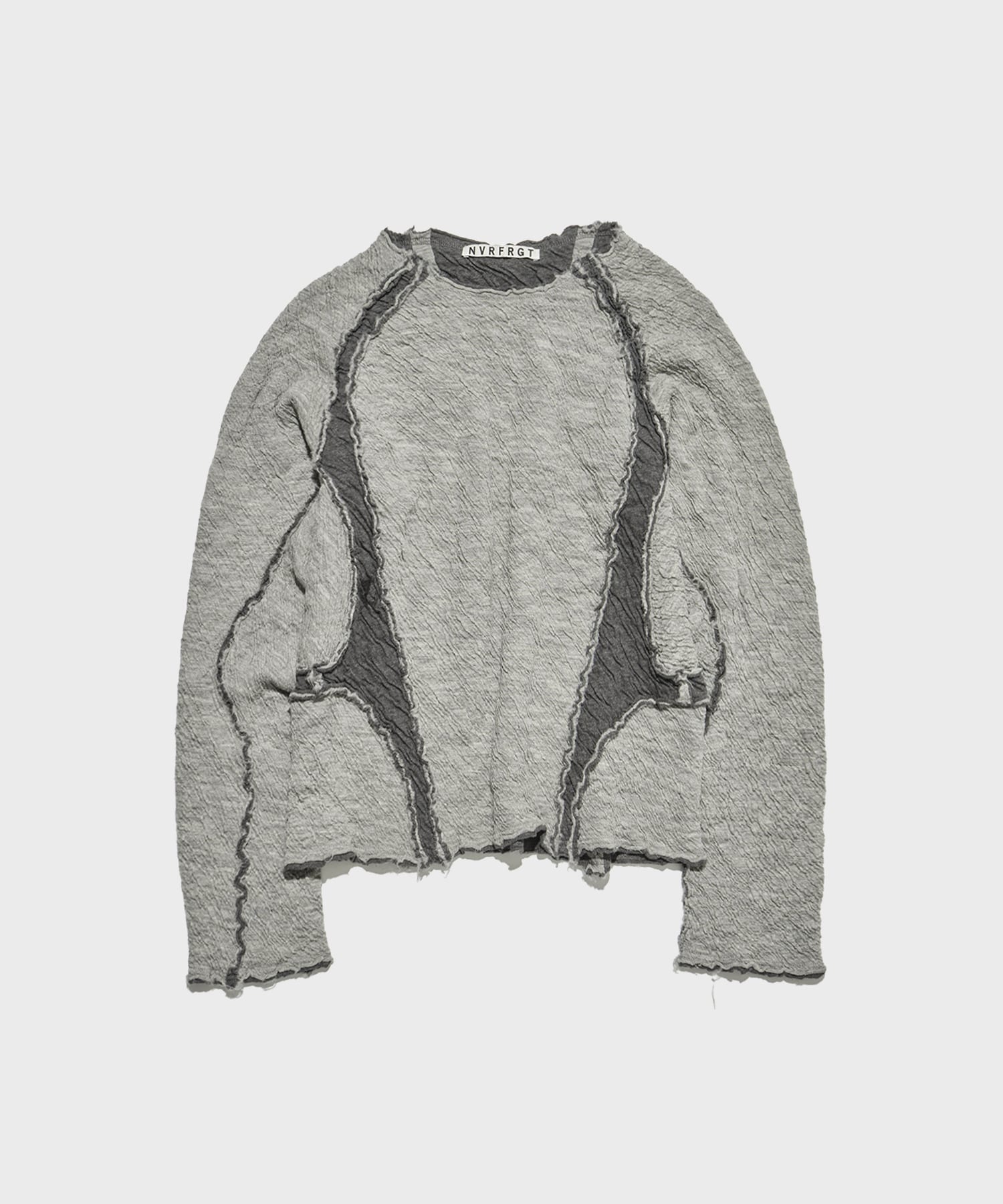 別注PANELED LONG SLEEVE NVRFRGT