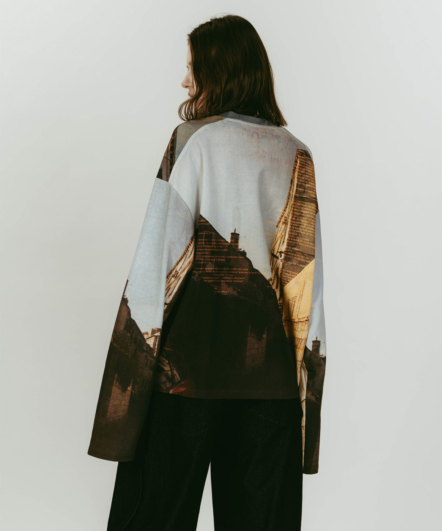 scenery print long sleeve tee Knuth Marf