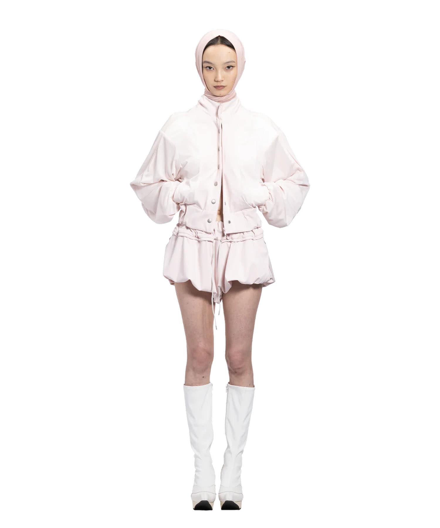 reversible structured zip hoodie mukcyen