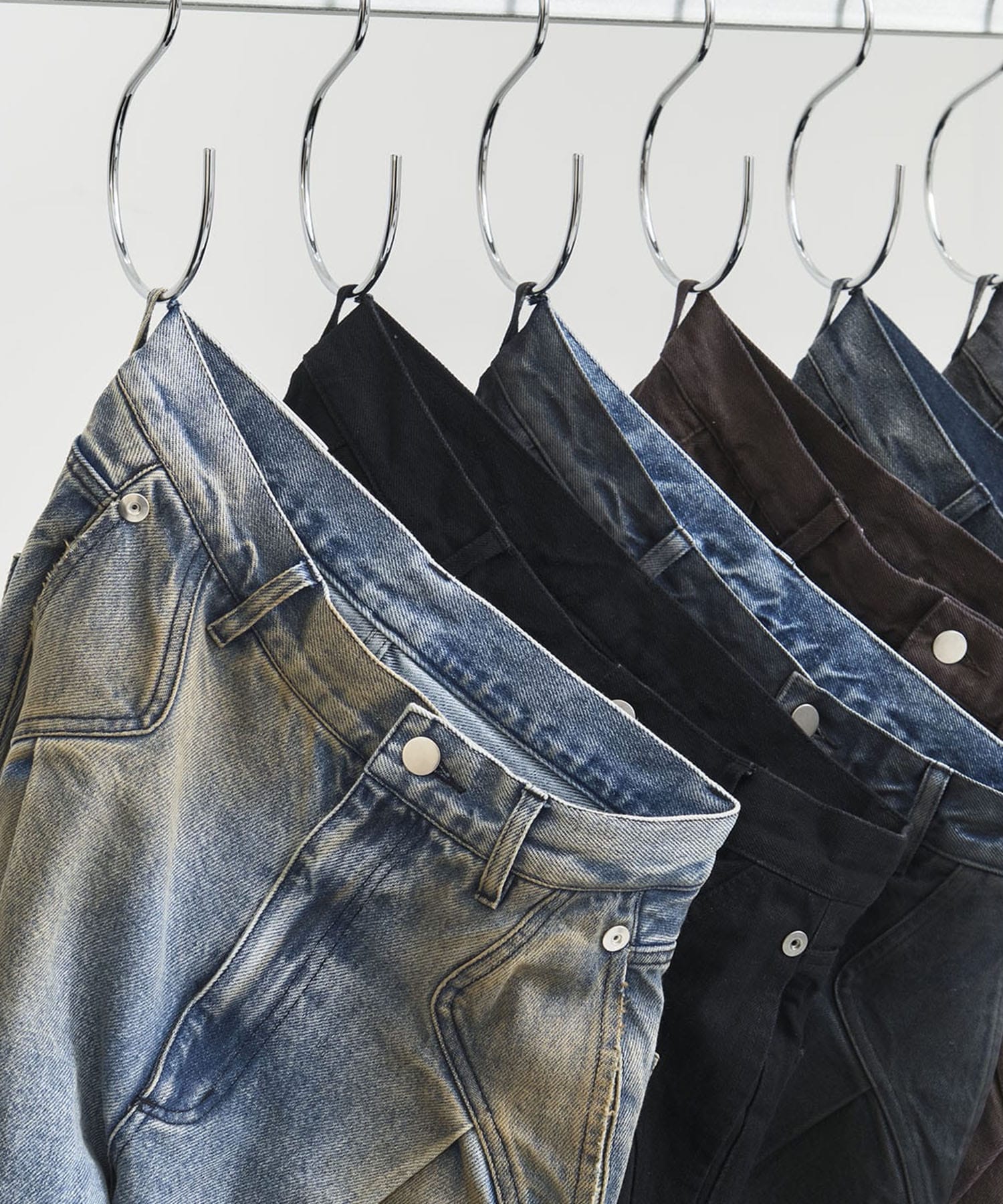 all black curve denim CONZ