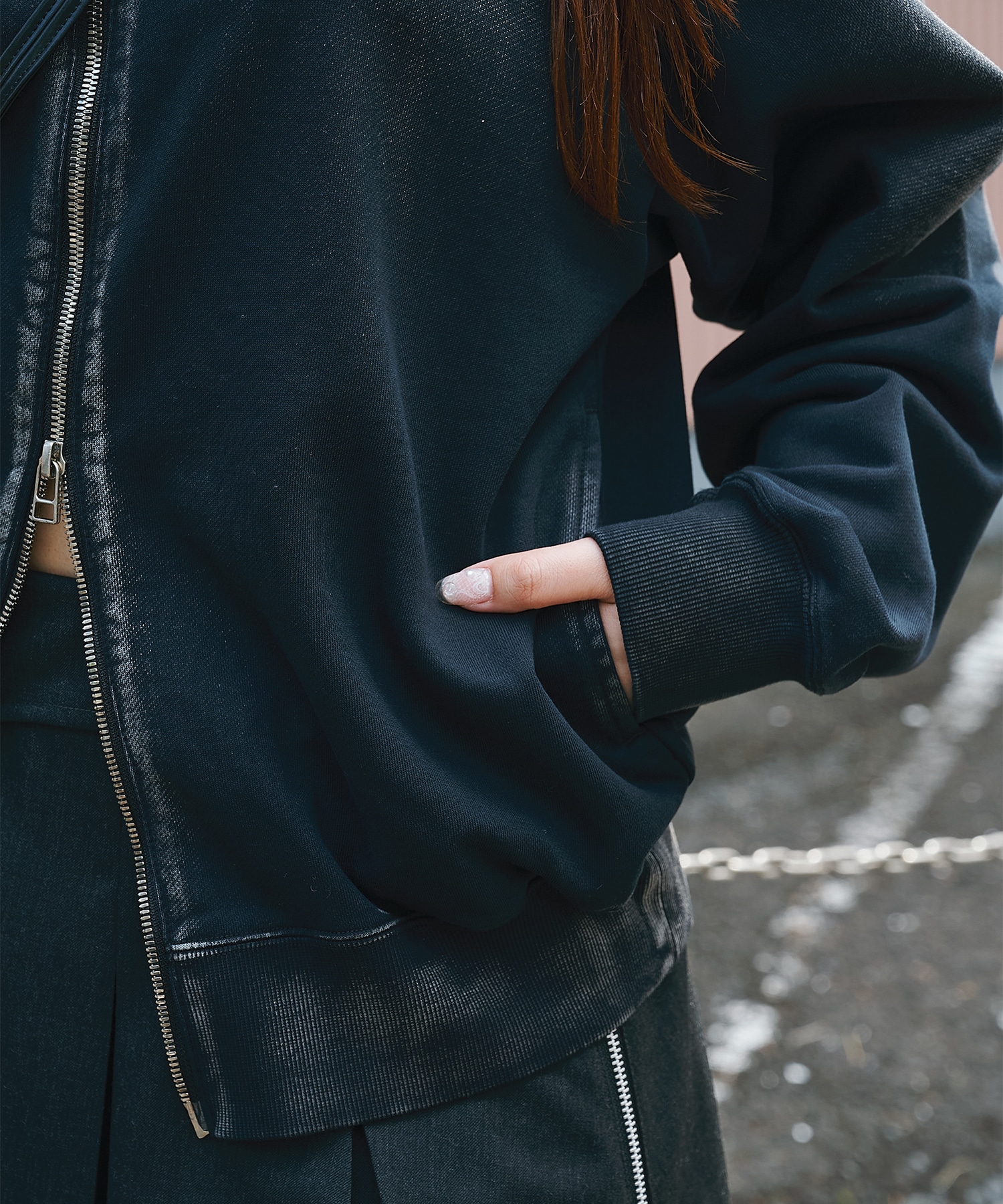 Dyed Flight Jacket BASICKS