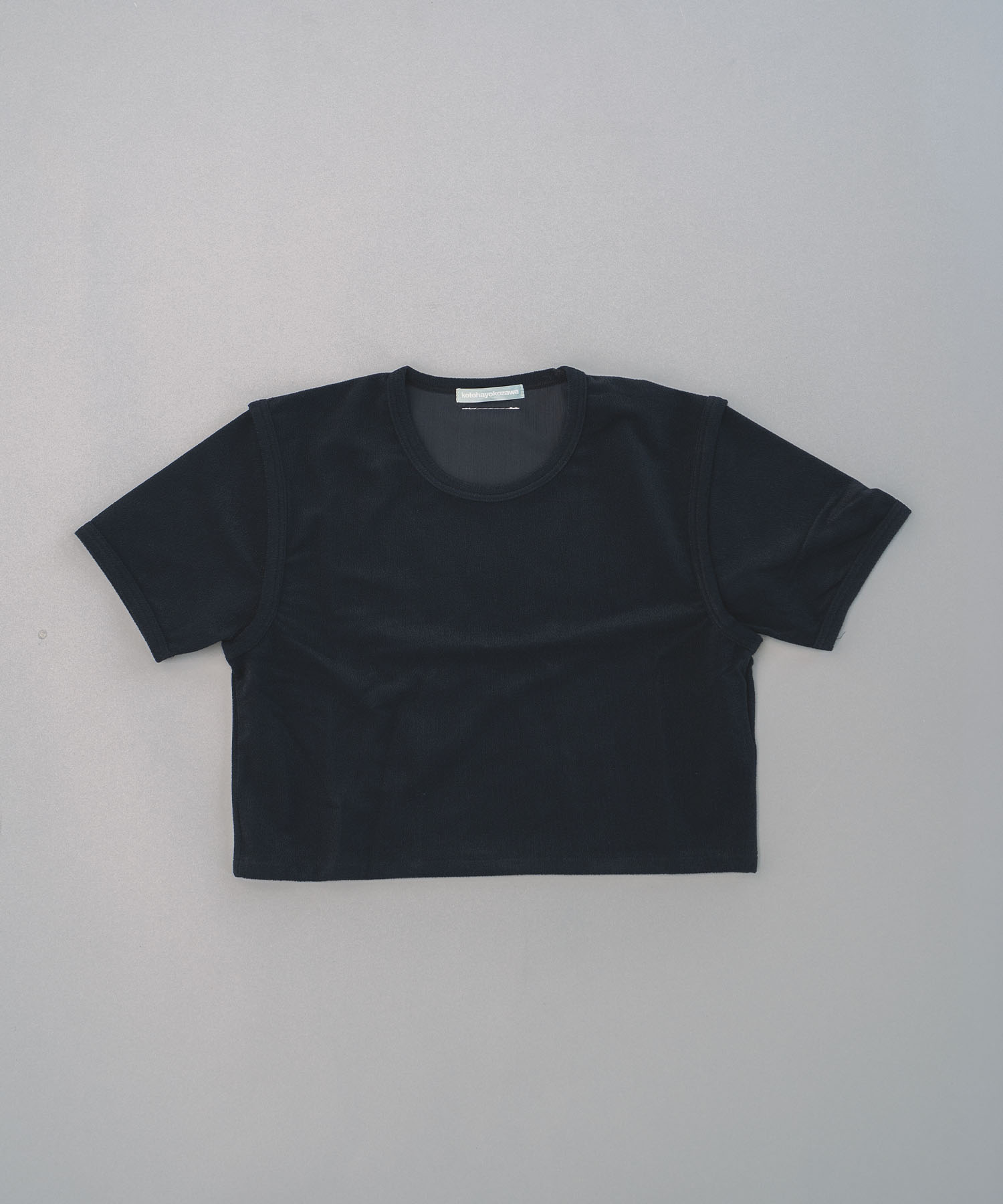 別注 STRETCH PILE RINGER SHORT TEE kotohayokozawa