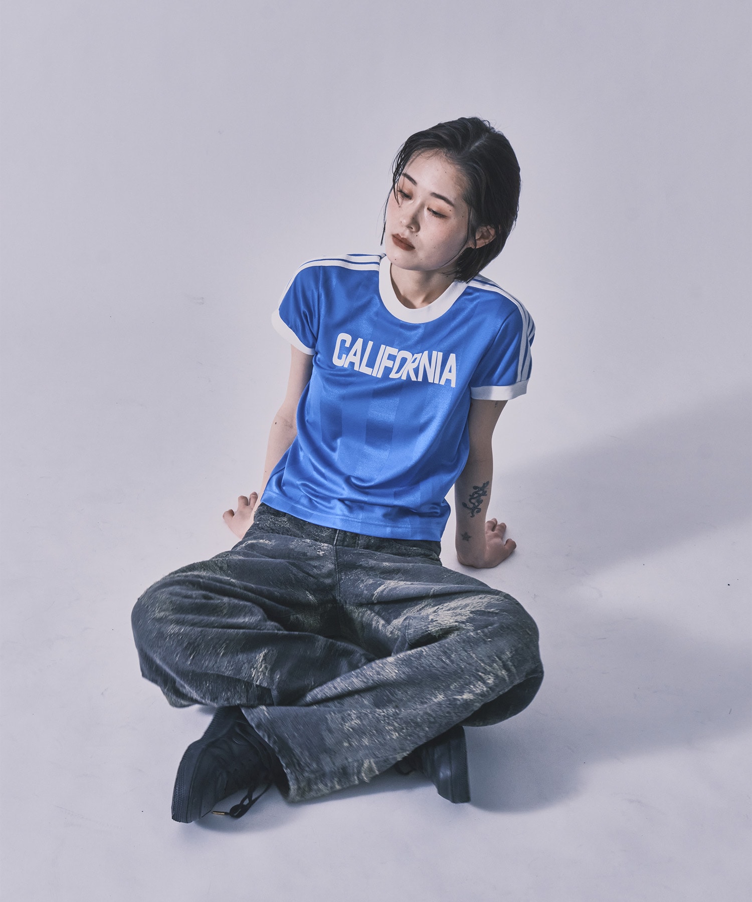 Stripe Uniform T-Shirt INSCRIRE