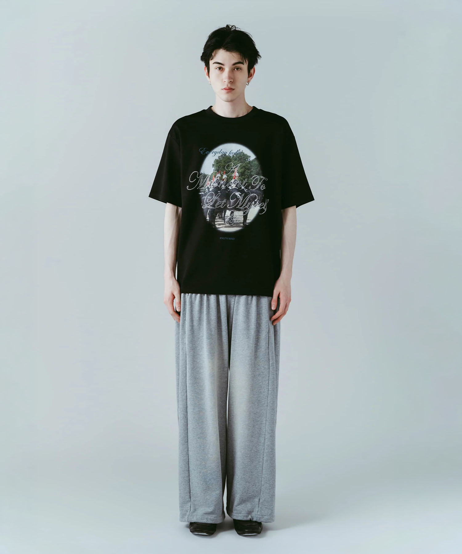 rhinestone graphic tee(unisex) Knuth Marf