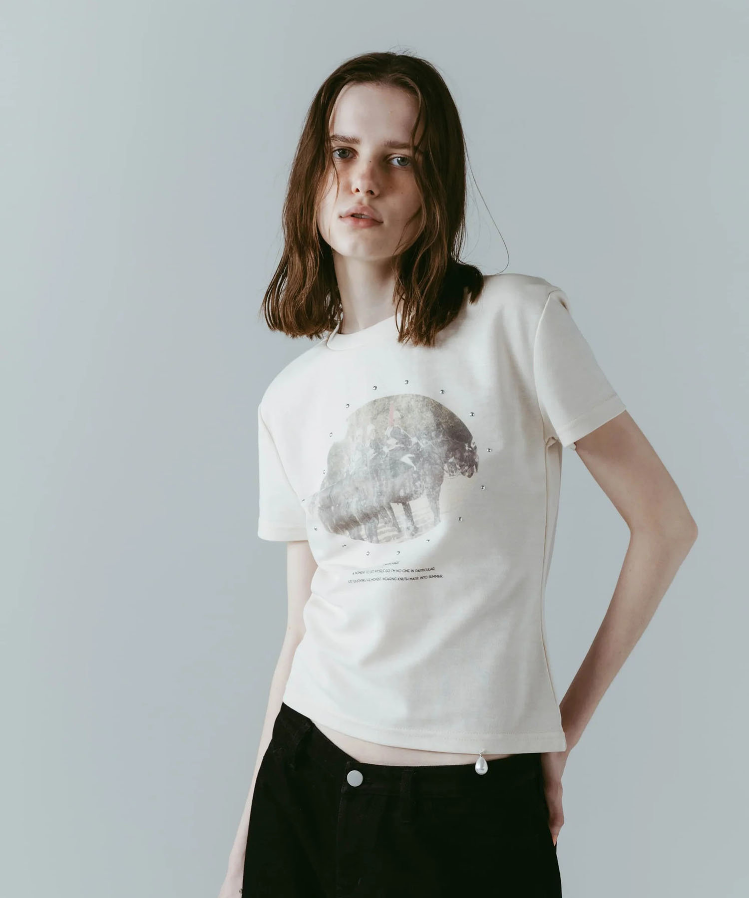 studded compact tee Knuth Marf