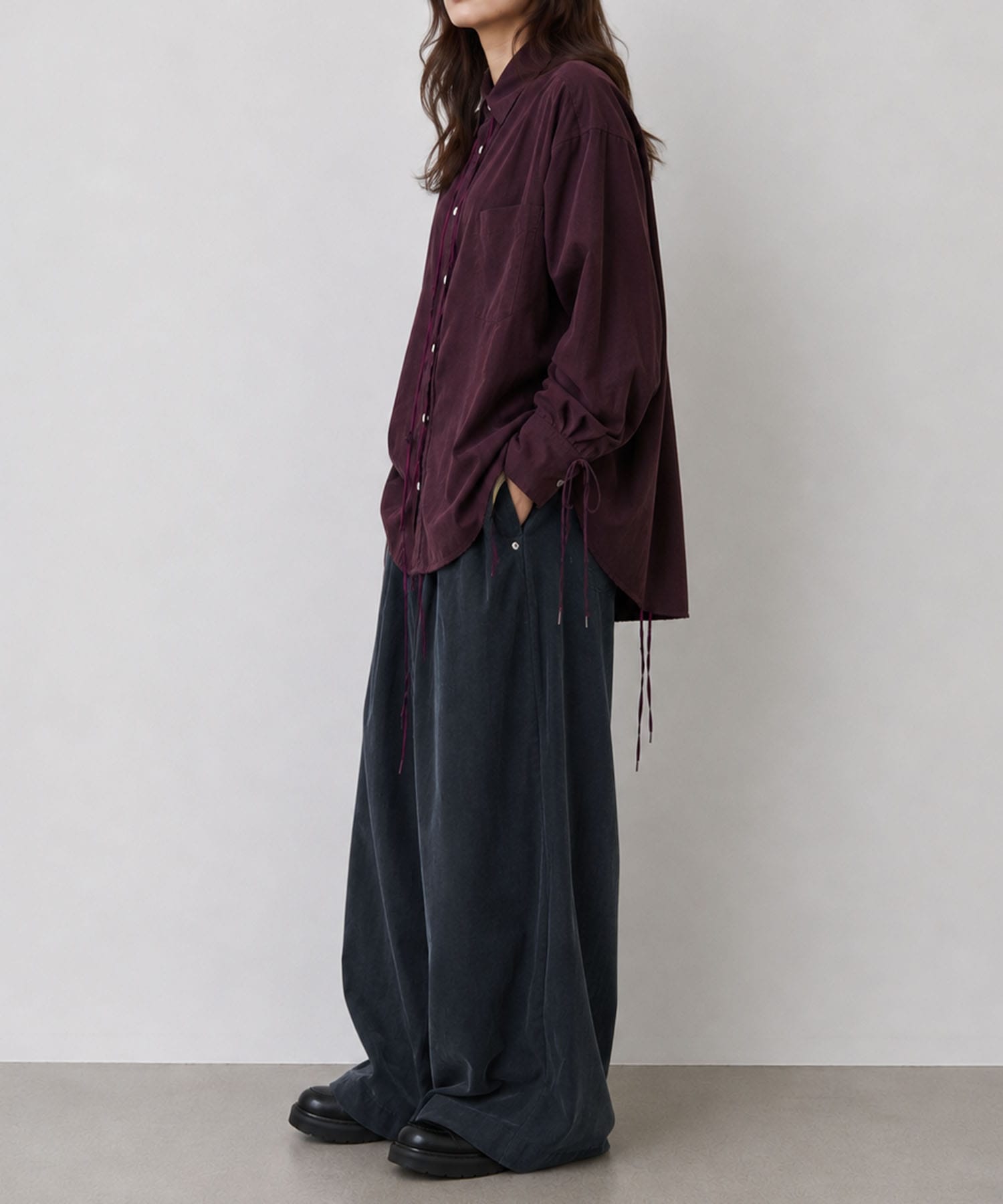 SIDE SLIT SHIRT Midorikawa