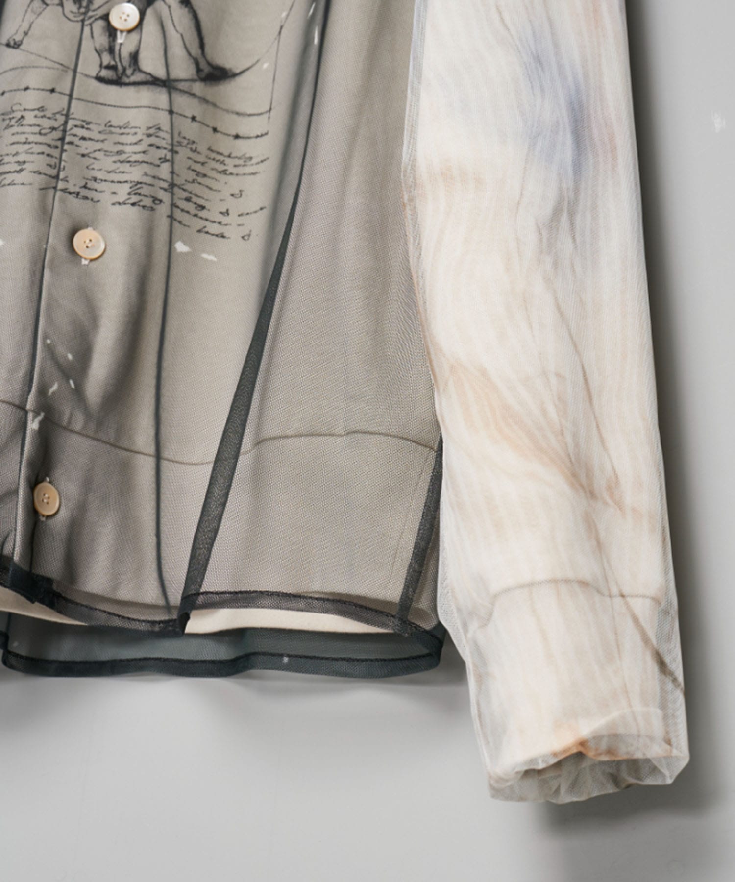 ANGEL DIAGRAM LAYERED CARDIGAN MASU