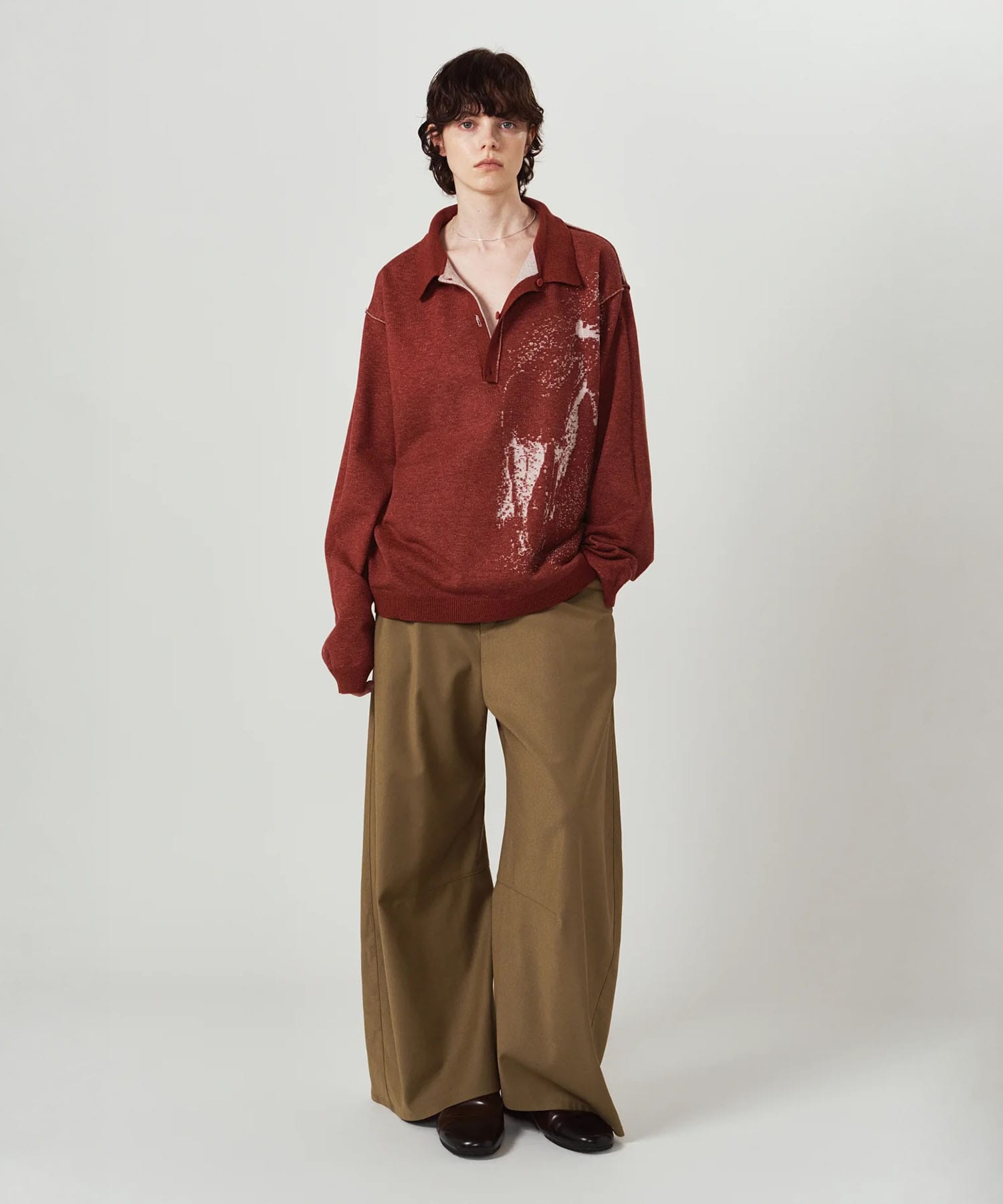 reversible jacquard polo knit Knuth Marf
