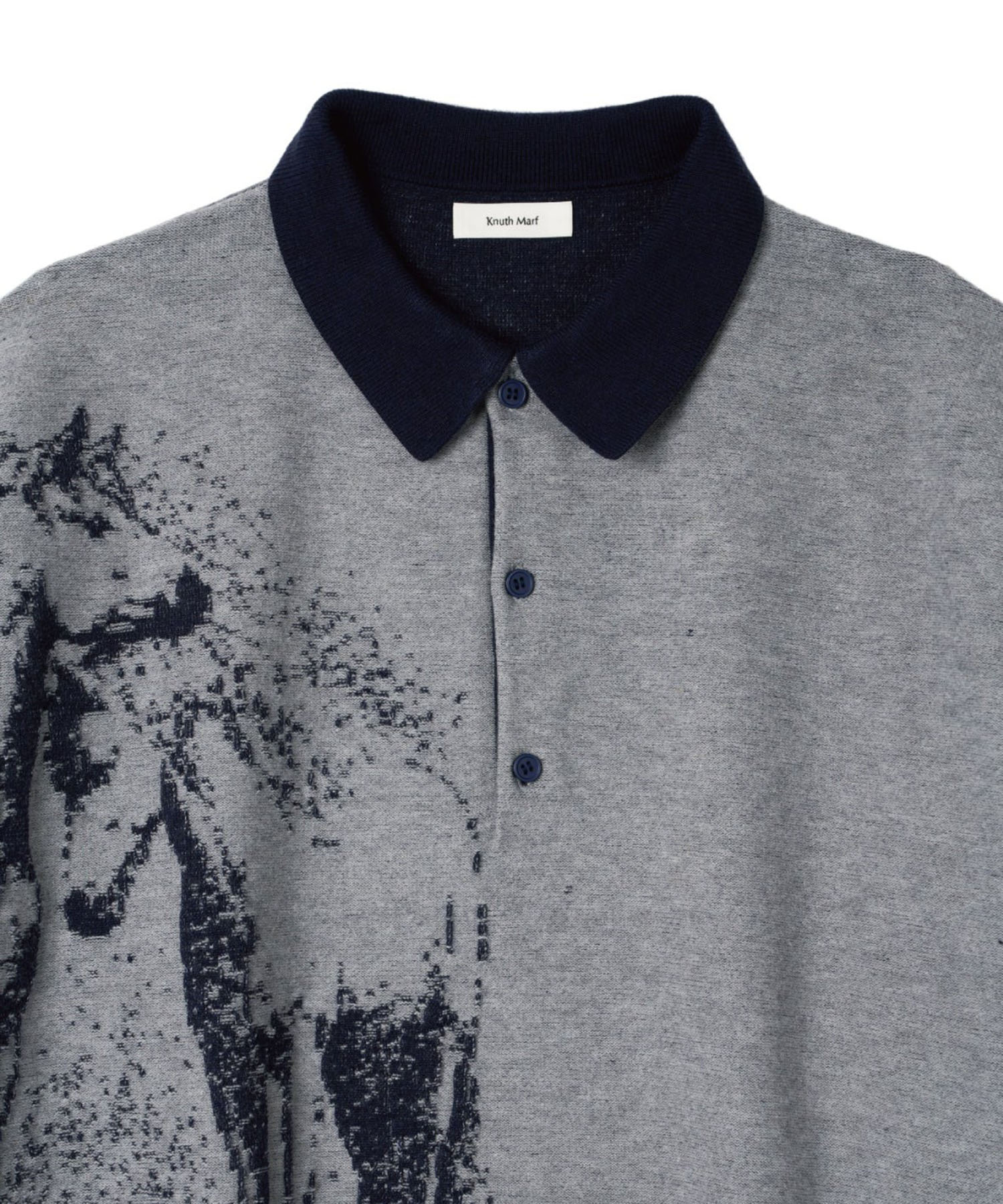 reversible jacquard polo knit Knuth Marf