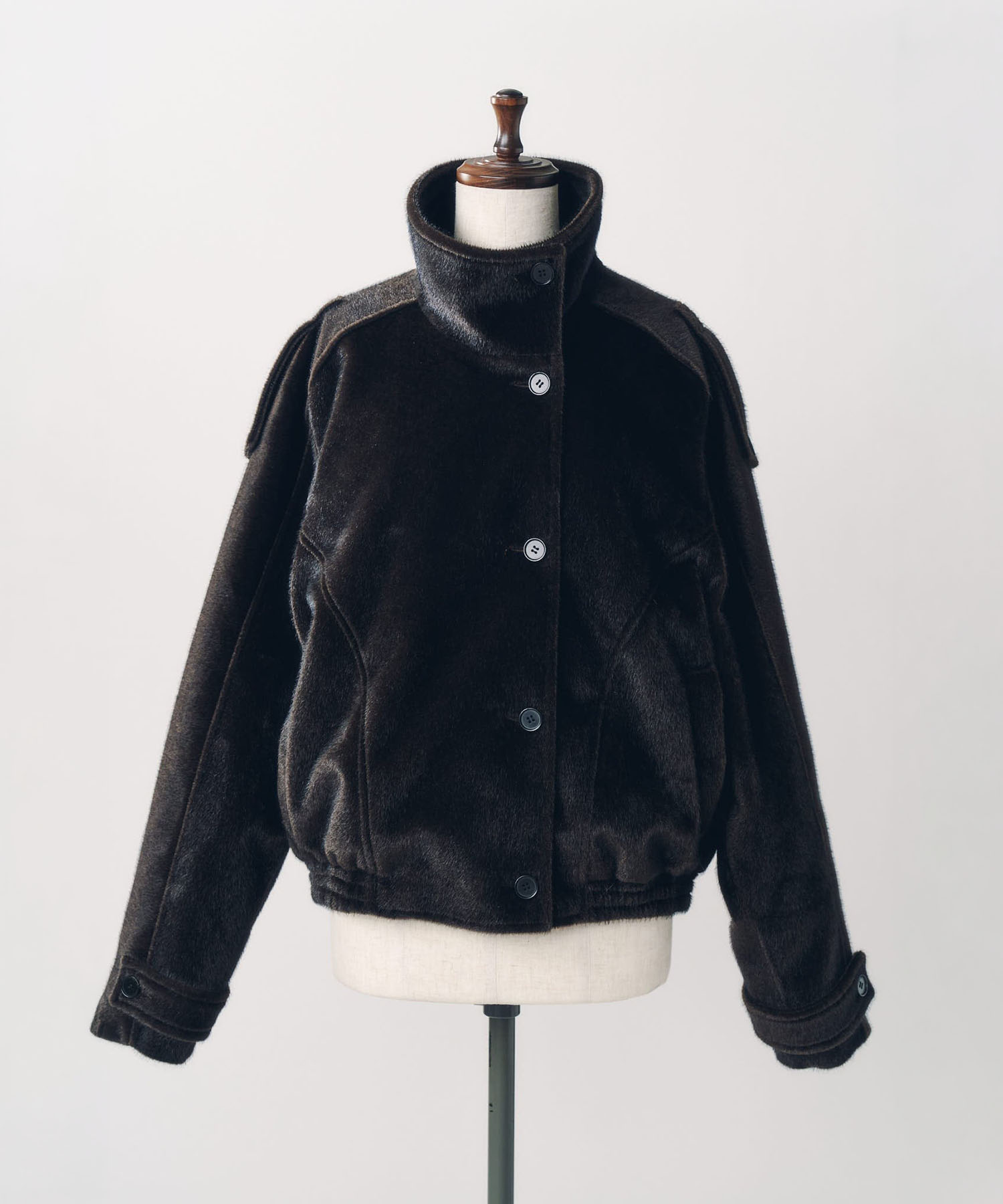 pony-like blouson(unisex)/darkbrown Knuth Marf