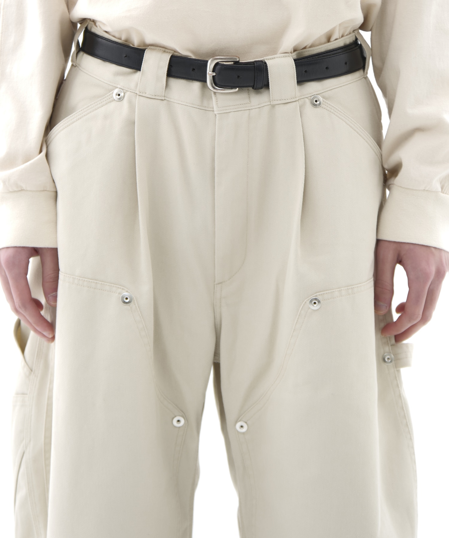 Dickies×CONZ DOUBLE KNEE CURVED LEG PANTS CONZ