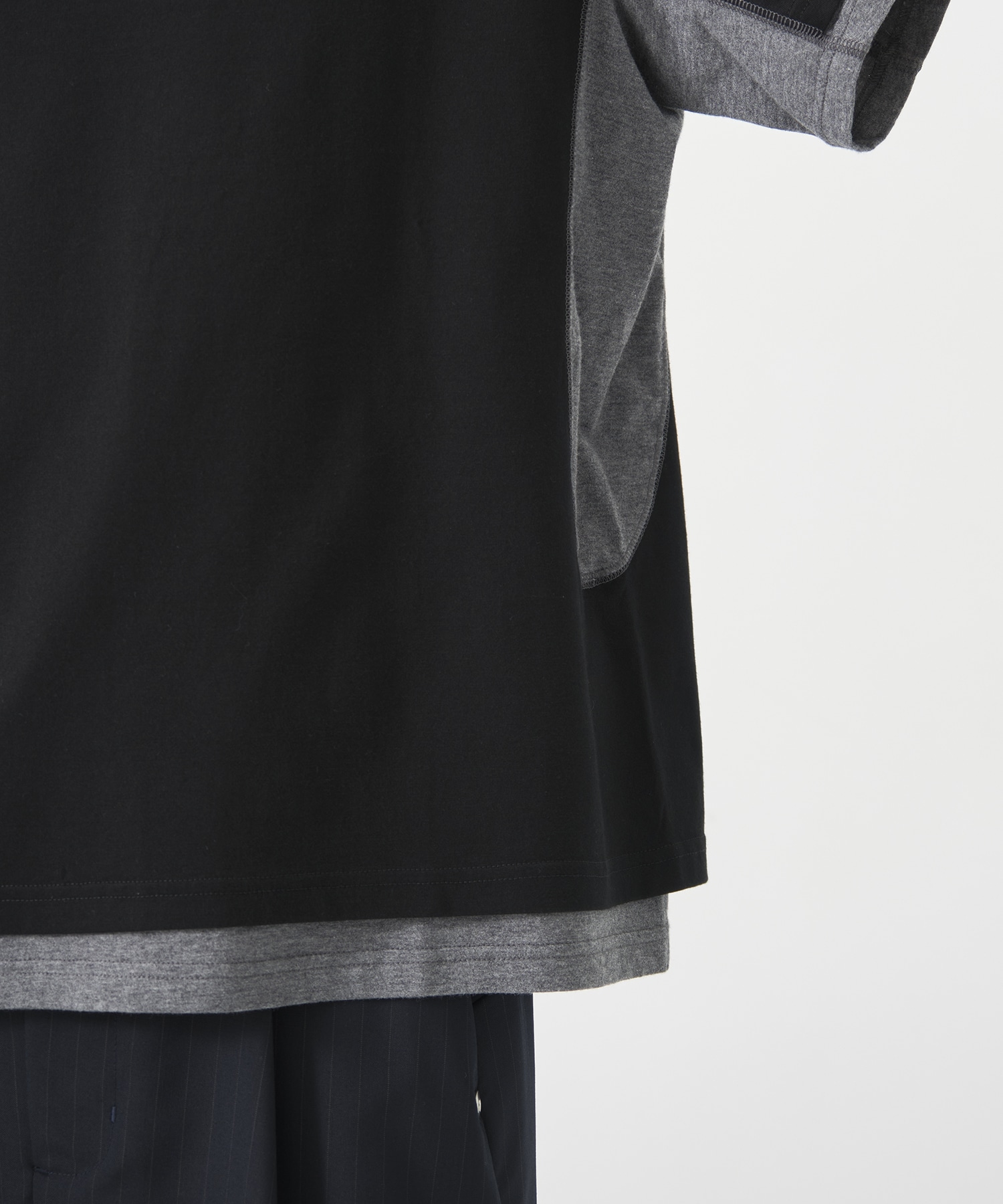 別注 LAYERD SHORT SLEEVE T-SHIRT NVRFRGT