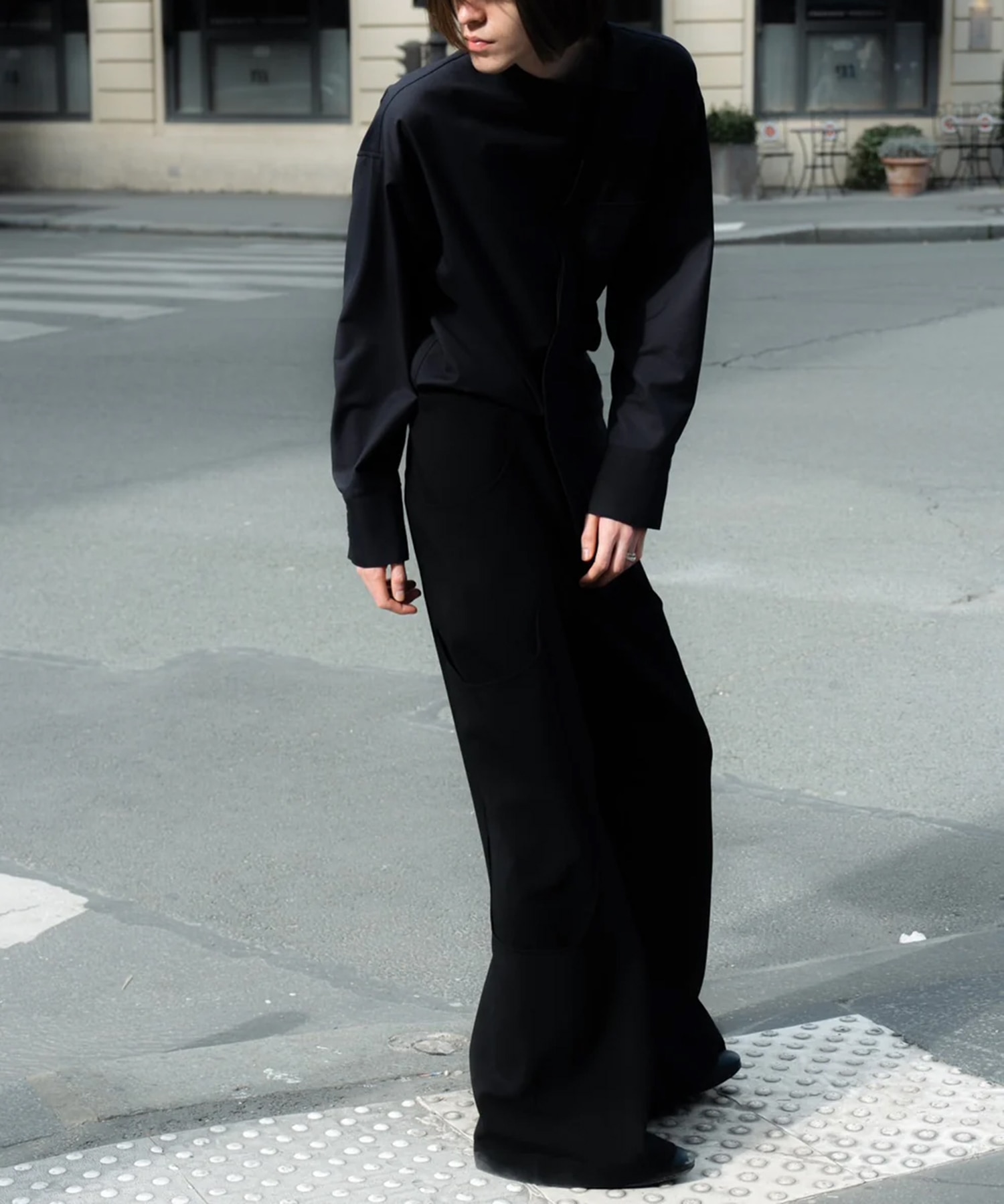 TUCK SIDE POCKET PANTS GOAT ESSENCE