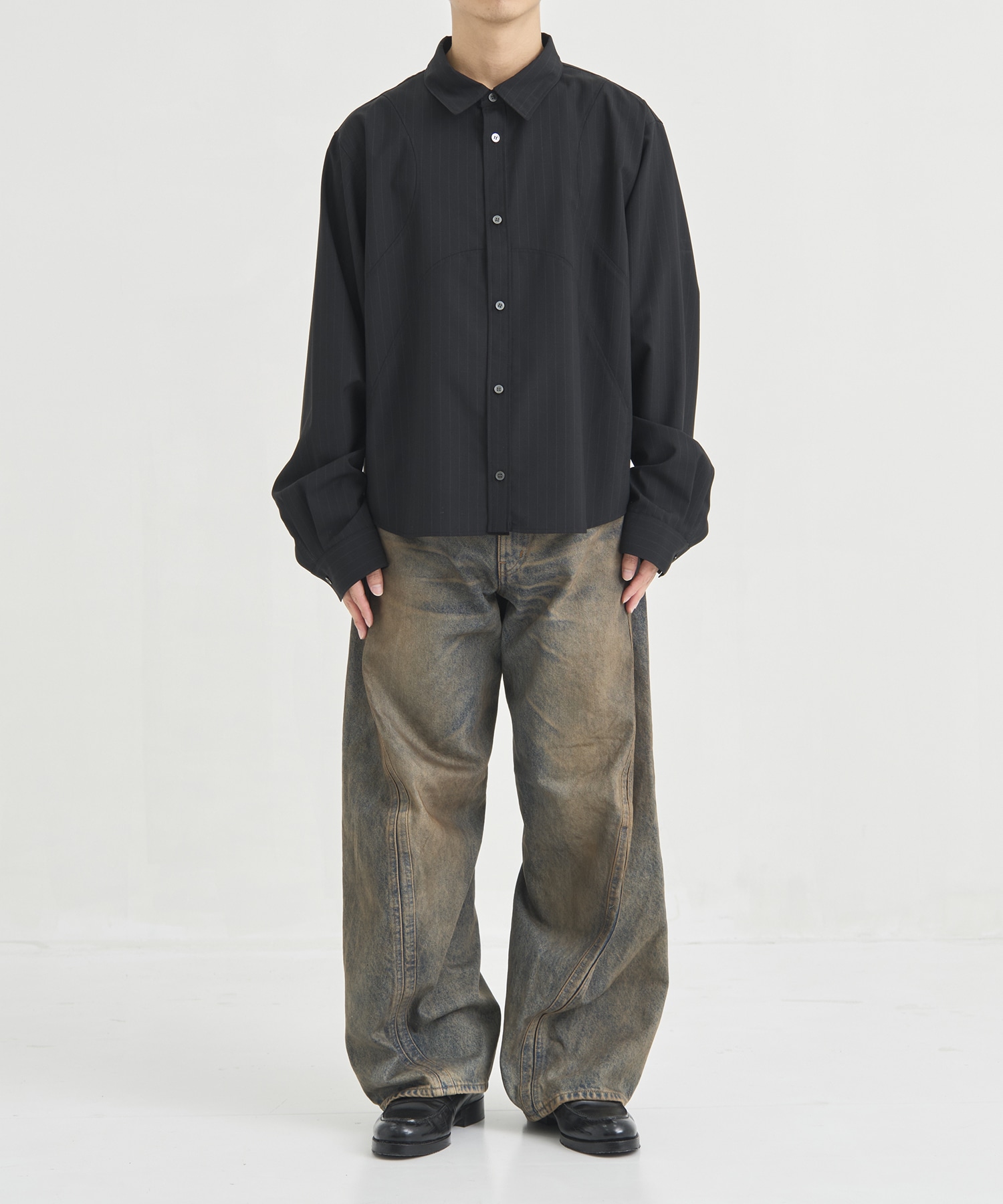 PANELED COMPACT SHIRT CONZ