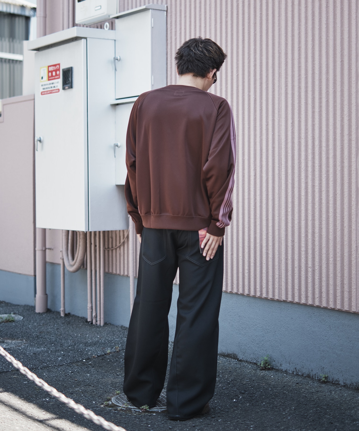 Track Crew Neck Shirt Poly Smooth Needles