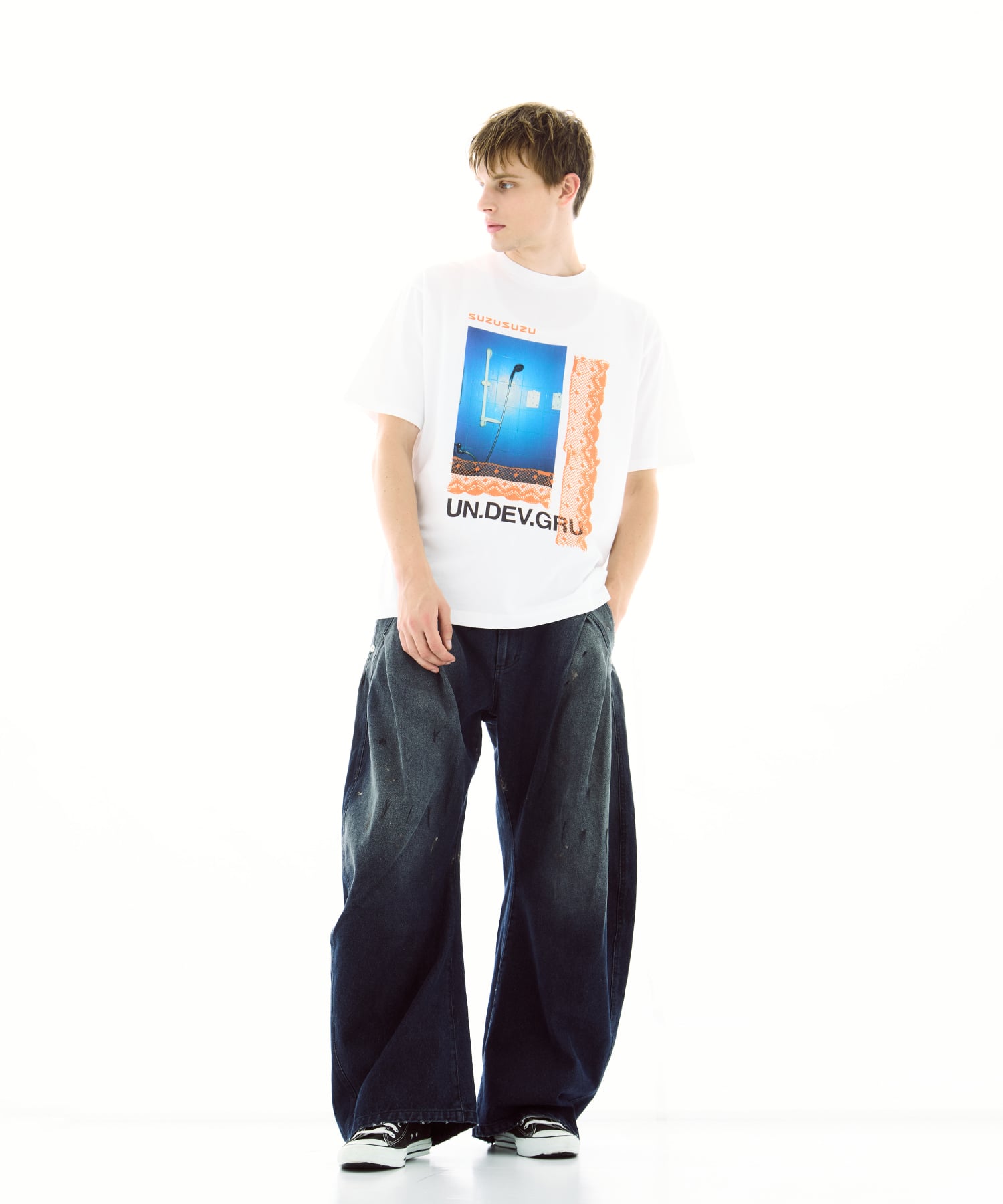 別注 CLAY ARLINGTON - UNDERGROUND DEVELOPMENT GROUP S/S TE LOOSE JOINTS